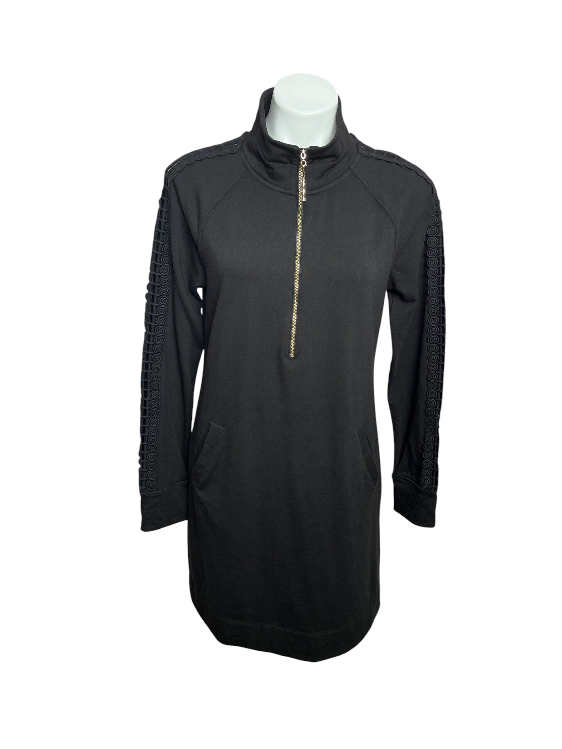 Lilly Pulitzer Skipper Popover Dress Onyx Black - Size M