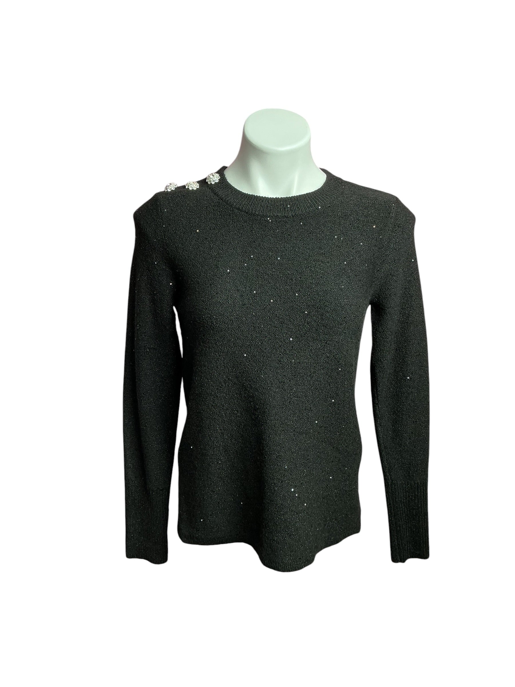 Lilly Pulitzer- Morgan Sequin Sweater Onyx Size S