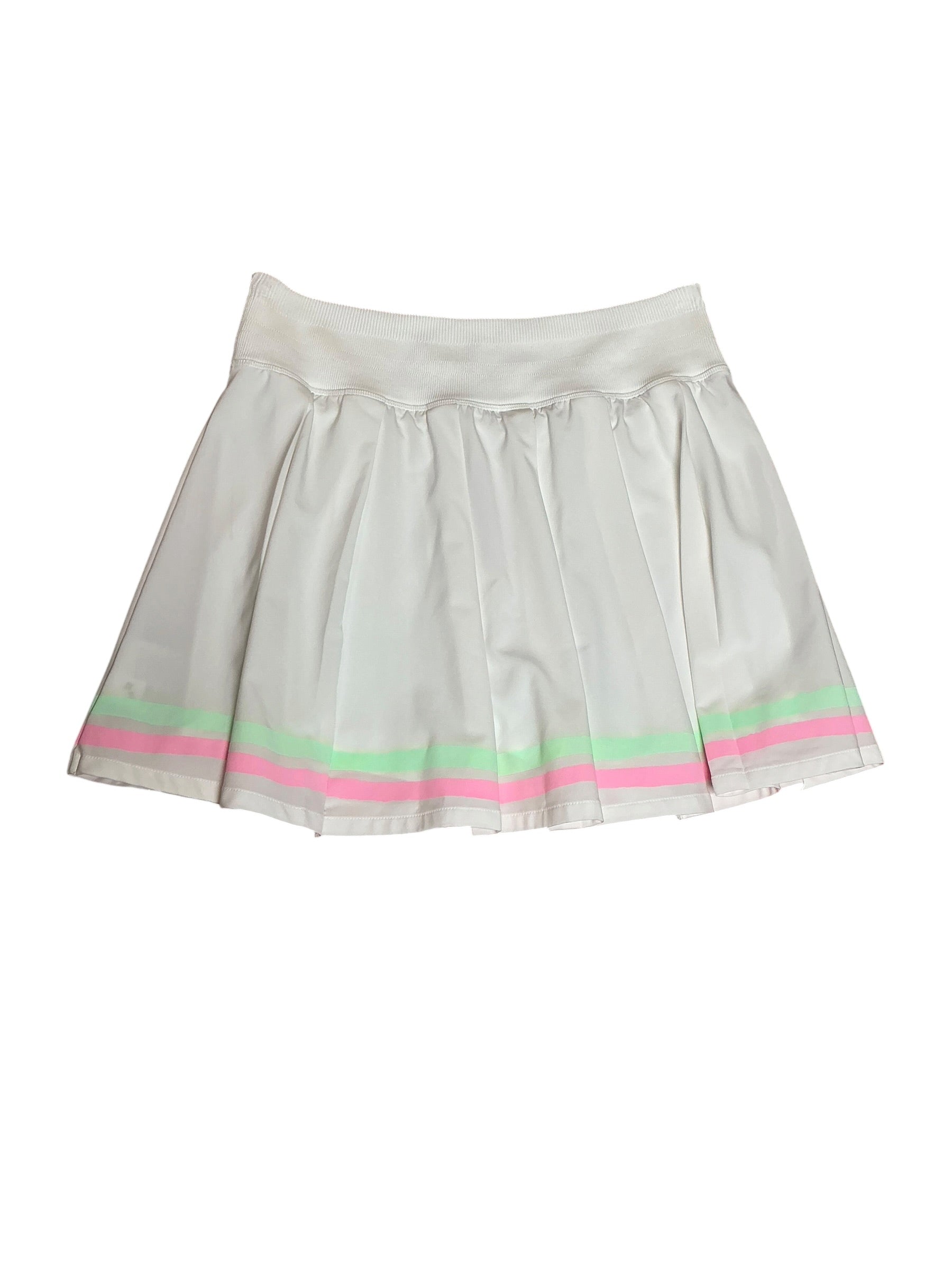 Lilly Pulitzer Luxletic Cosmina High Rise Pleated Skort Resort White - Size M