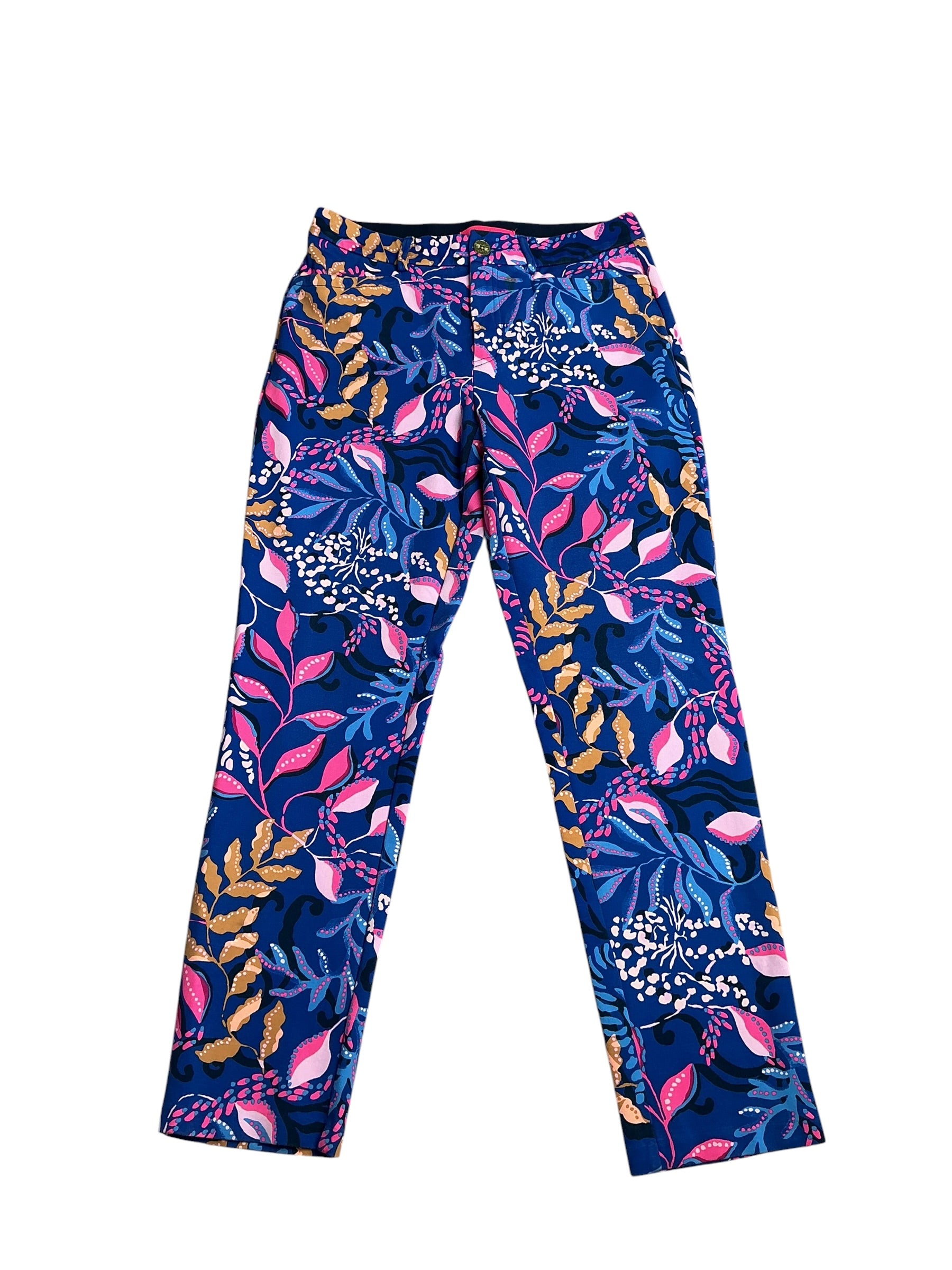 Lilly Pulitzer- Kelly Knit Pant Borealis Blue Absolute Perfection Size 8