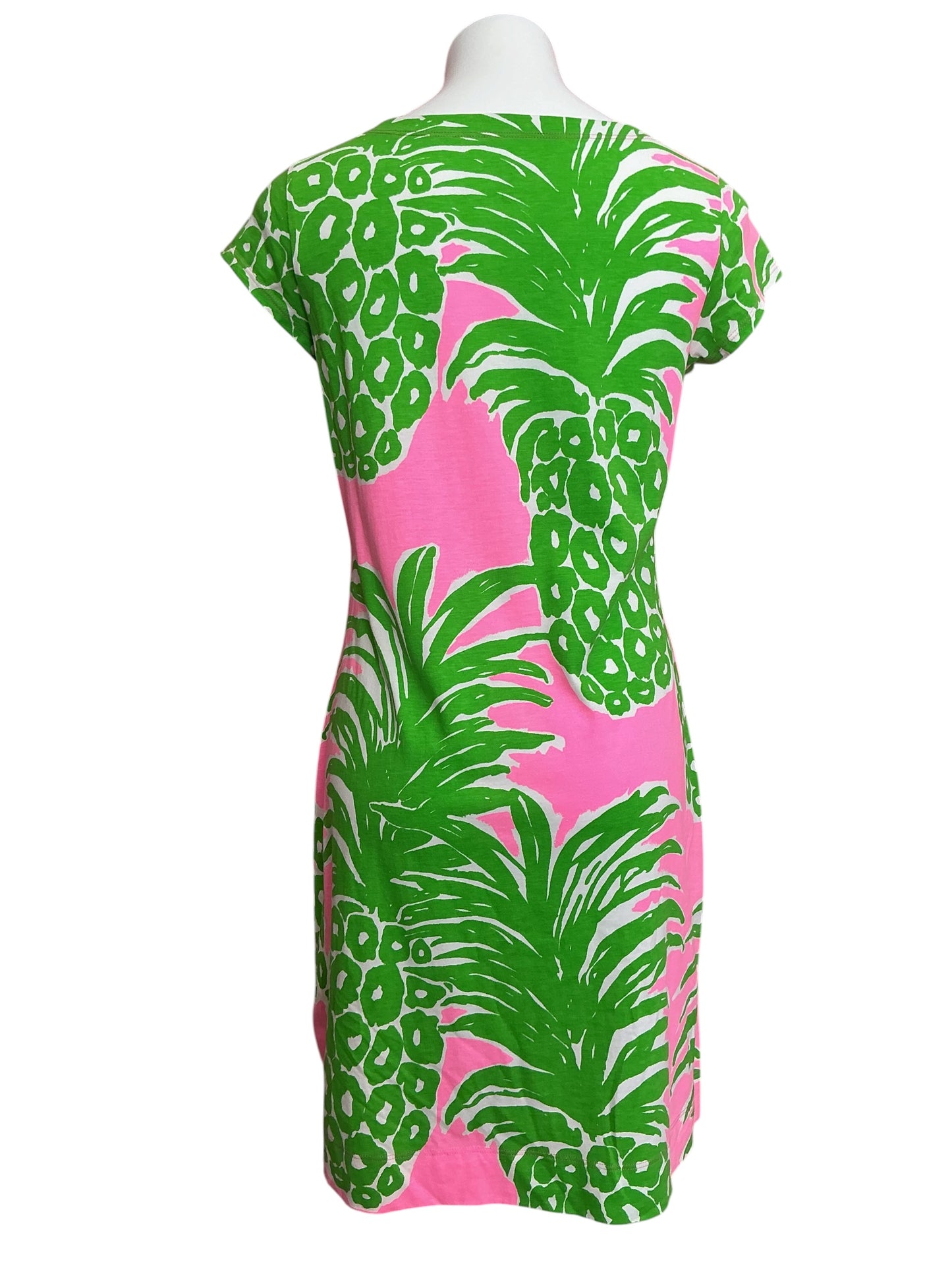 Lilly Pulitzer Loren Dress Pink Pout Flamenco Engineered - Size M