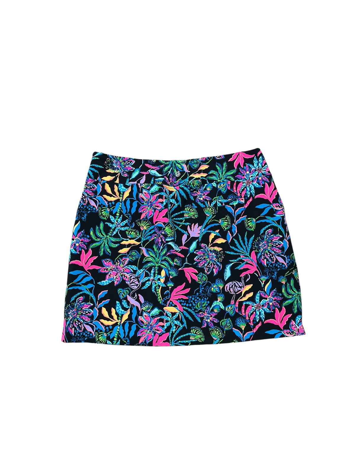 Lilly Pulitzer Luxletic Monica Skort Onyx Paradise Glow - Size 14