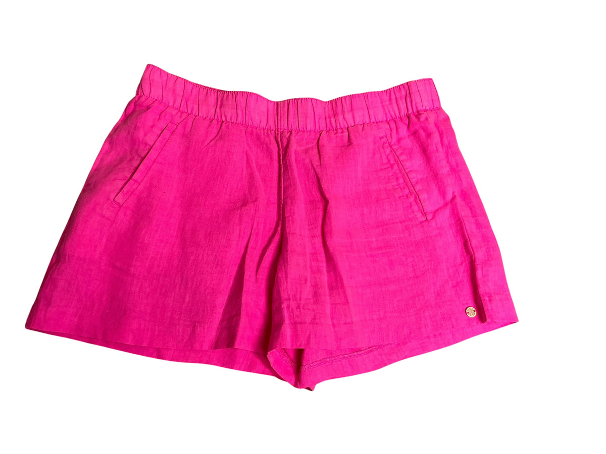 Lilly Pulitzer NWT Lilo Linen Short Aura Pink - Size M