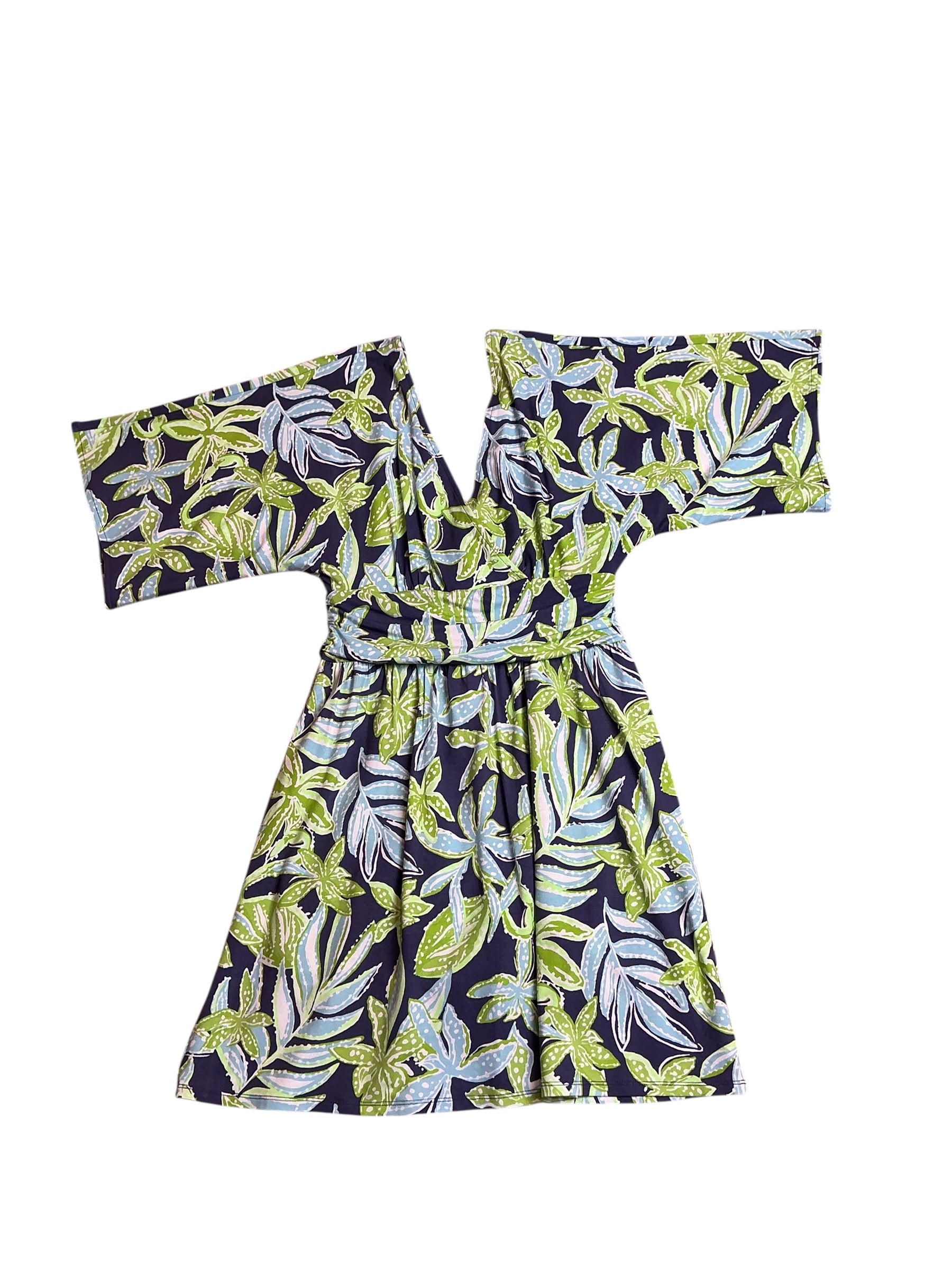 Lilly Pulitzer NWT Parigi Knit Skort Romper Sapphire Pool Tropical Tango - Size XS