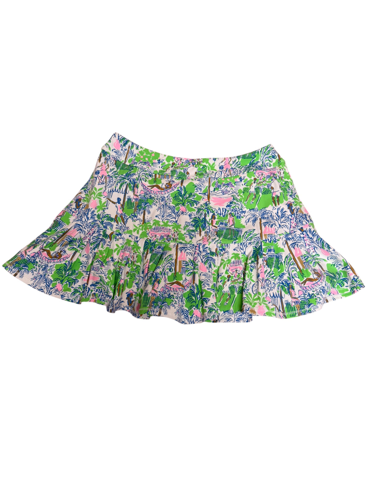 Lilly Pulitzer UPF 50+ Taye Skort Serving It Up - Size M