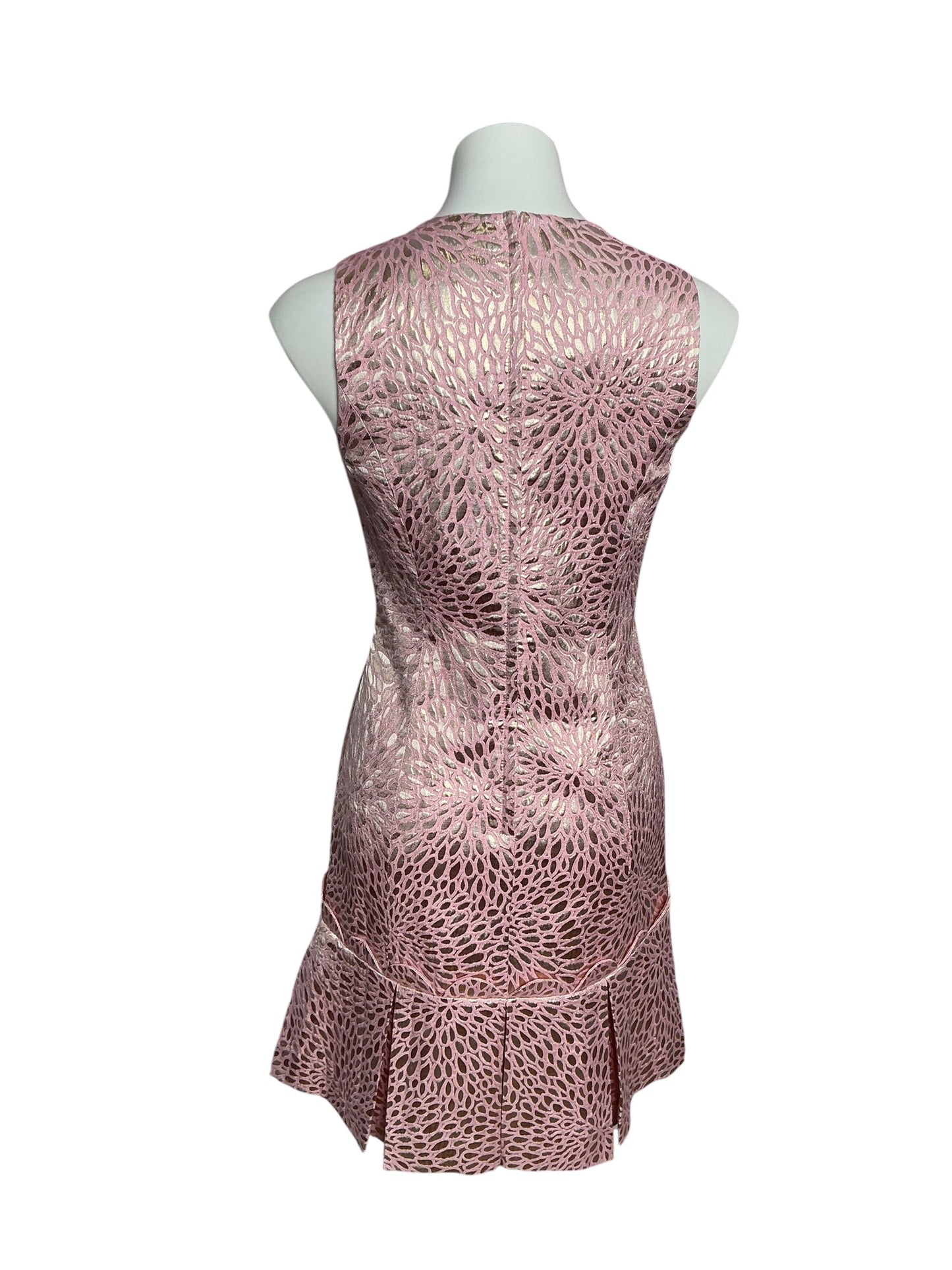 Lilly Pulitzer NWT Abree Dress Prosecco Pink Lagoon Jacguard - Size 4