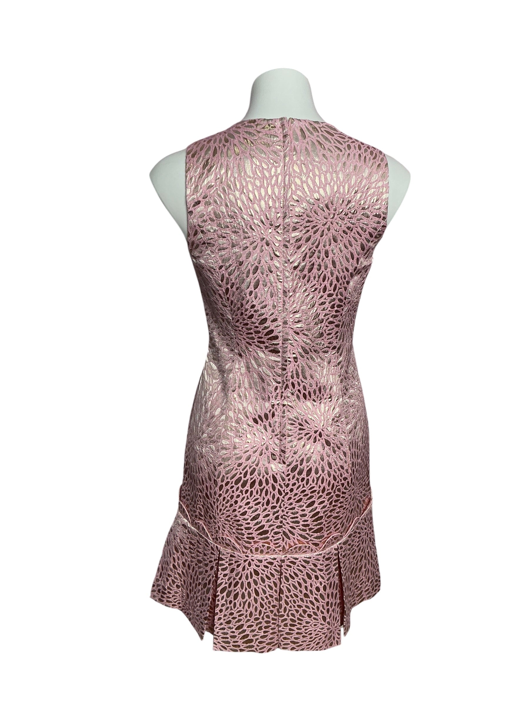 Lilly Pulitzer NWT Abree Dress Prosecco Pink Lagoon Jacguard - Size 4