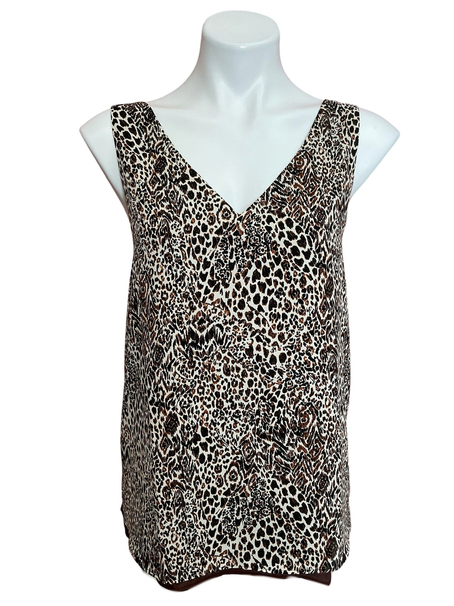 Lilly Pulitzer Florin Reversible Tank Top Onyx Lots To Spot - Size L