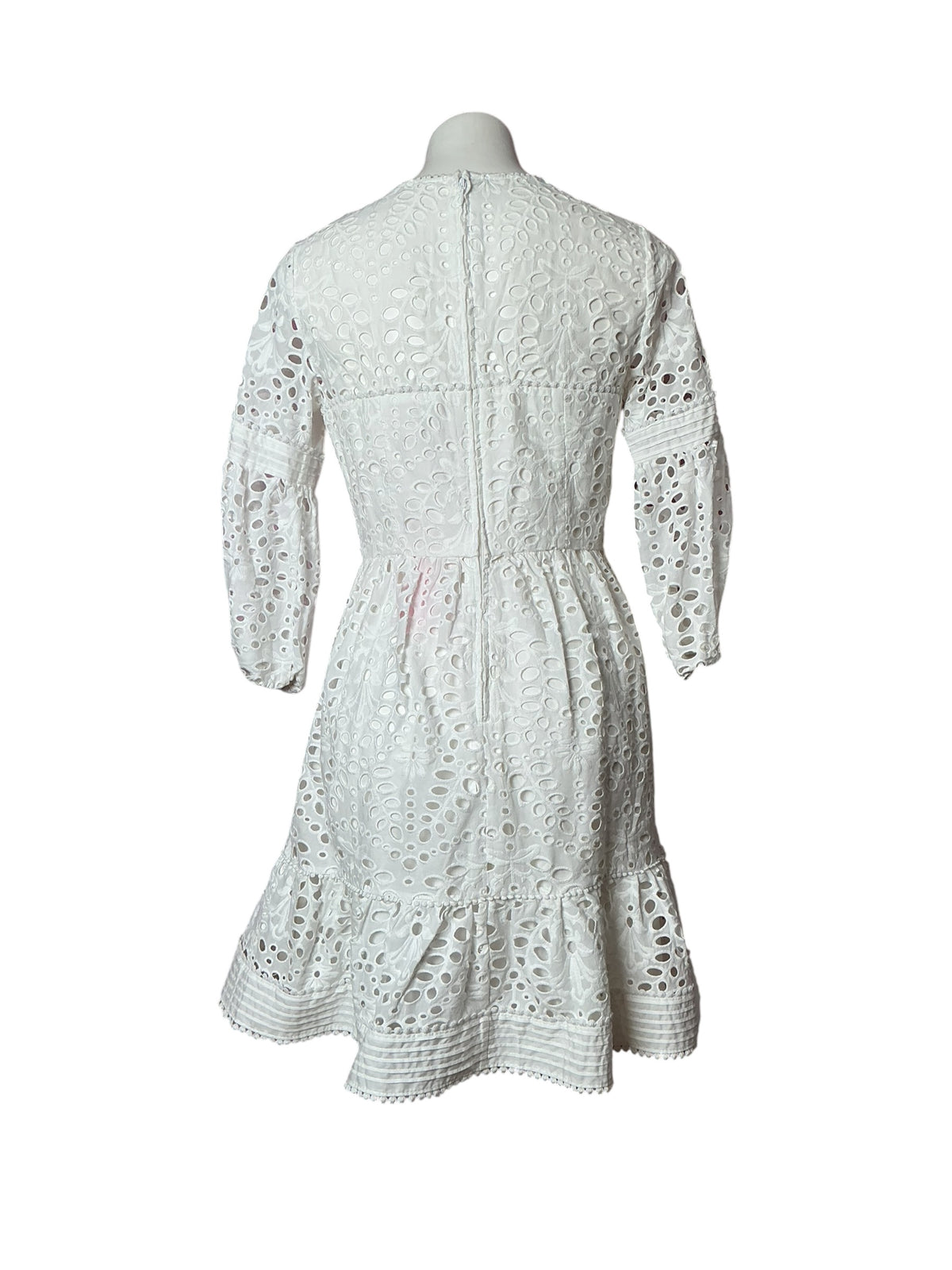 Lilly Pulitzer NWT Lucinda Dress Resort White Large Petal Eyelet - Size 4