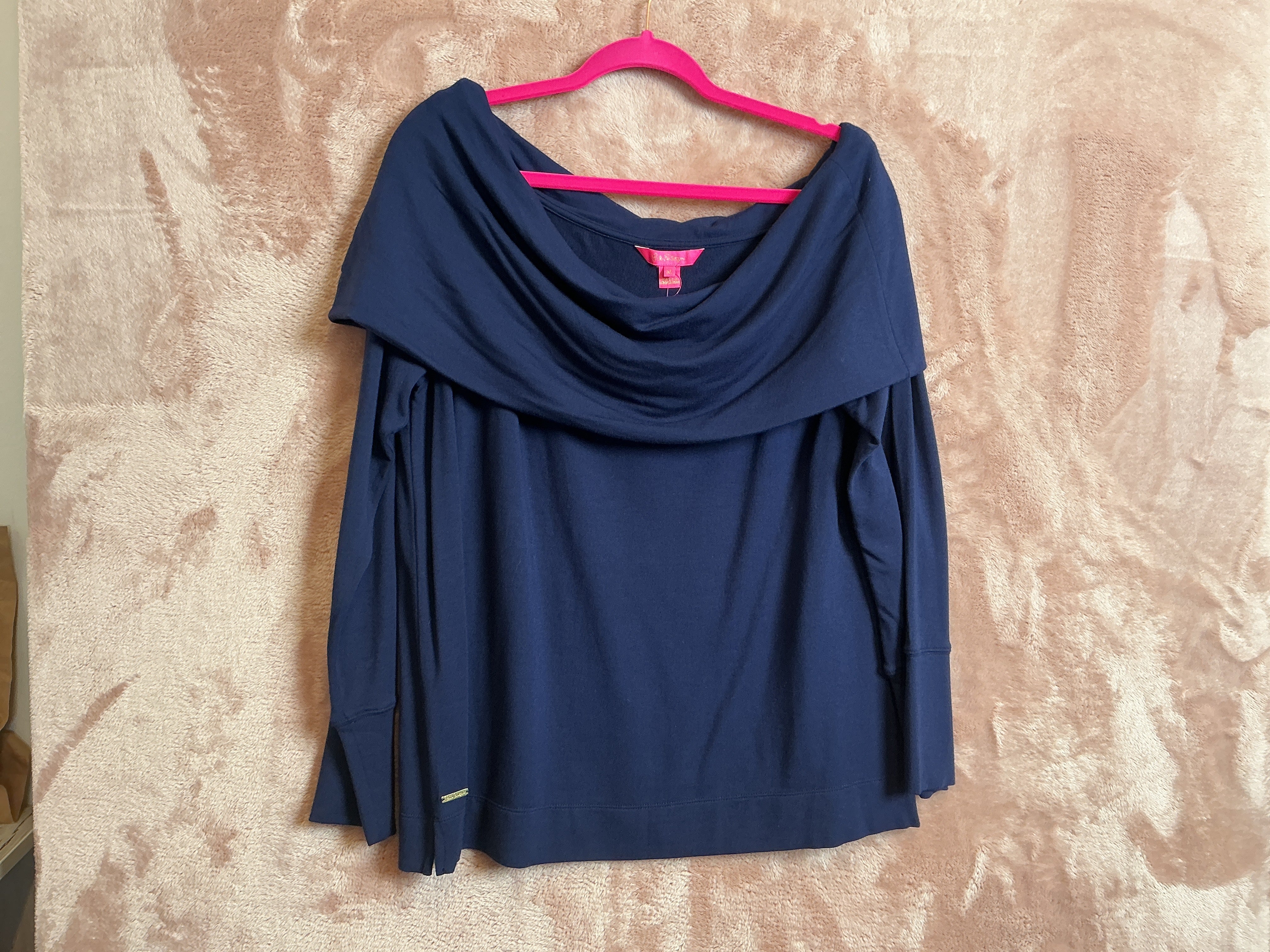 Lilly Pulitzer NWT - Belinda Pullover - True Navy - Size XL