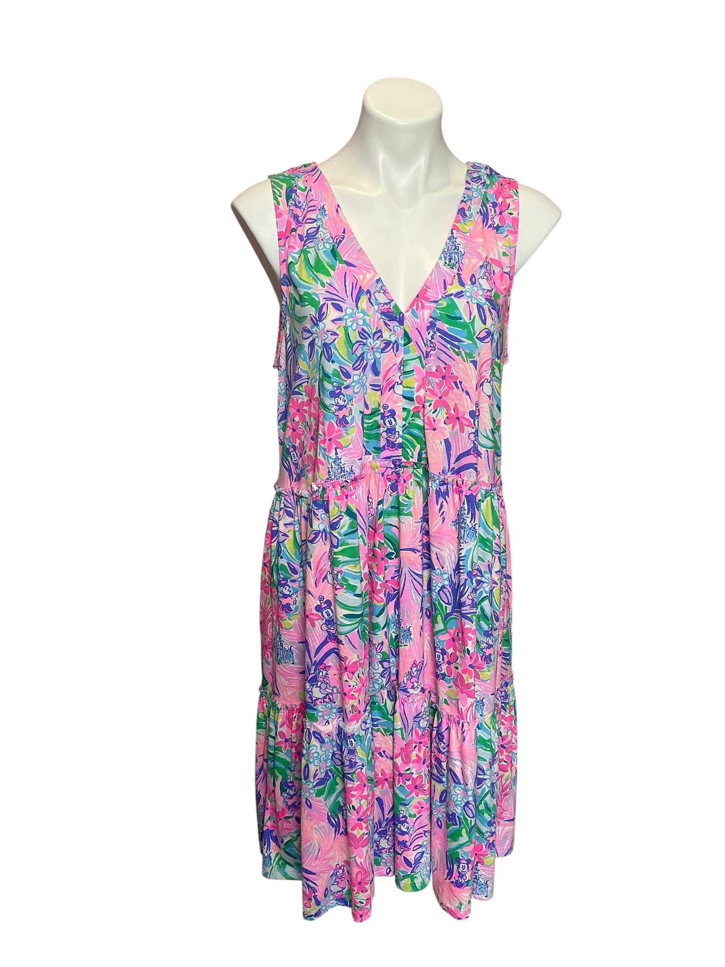 Lilly Pulitzer Lorina Swing Dress Disney Dreamin - Size L