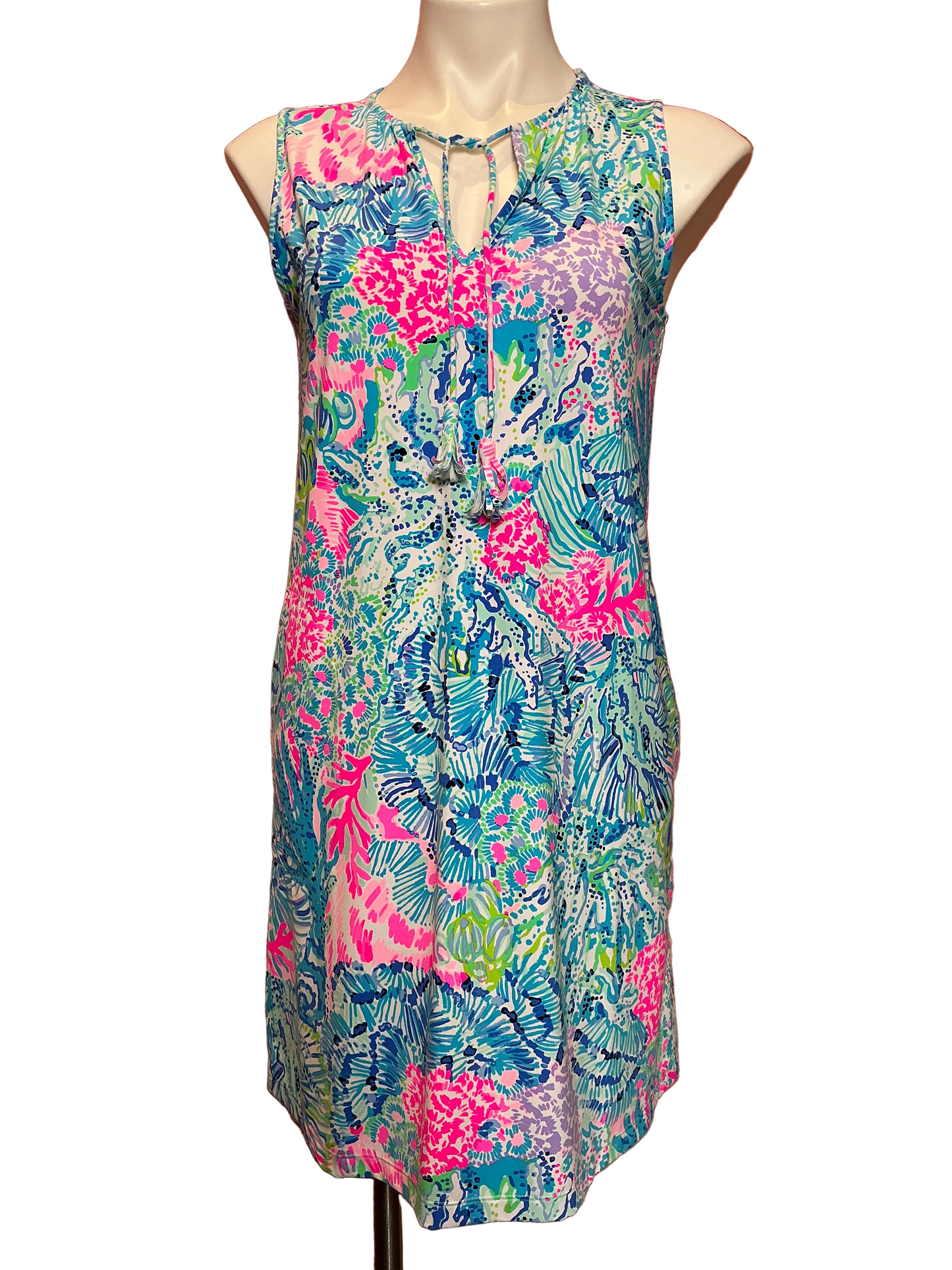 Lilly Pulitzer Joanna Sleeveless Cover-up in the Cay To My Size Small