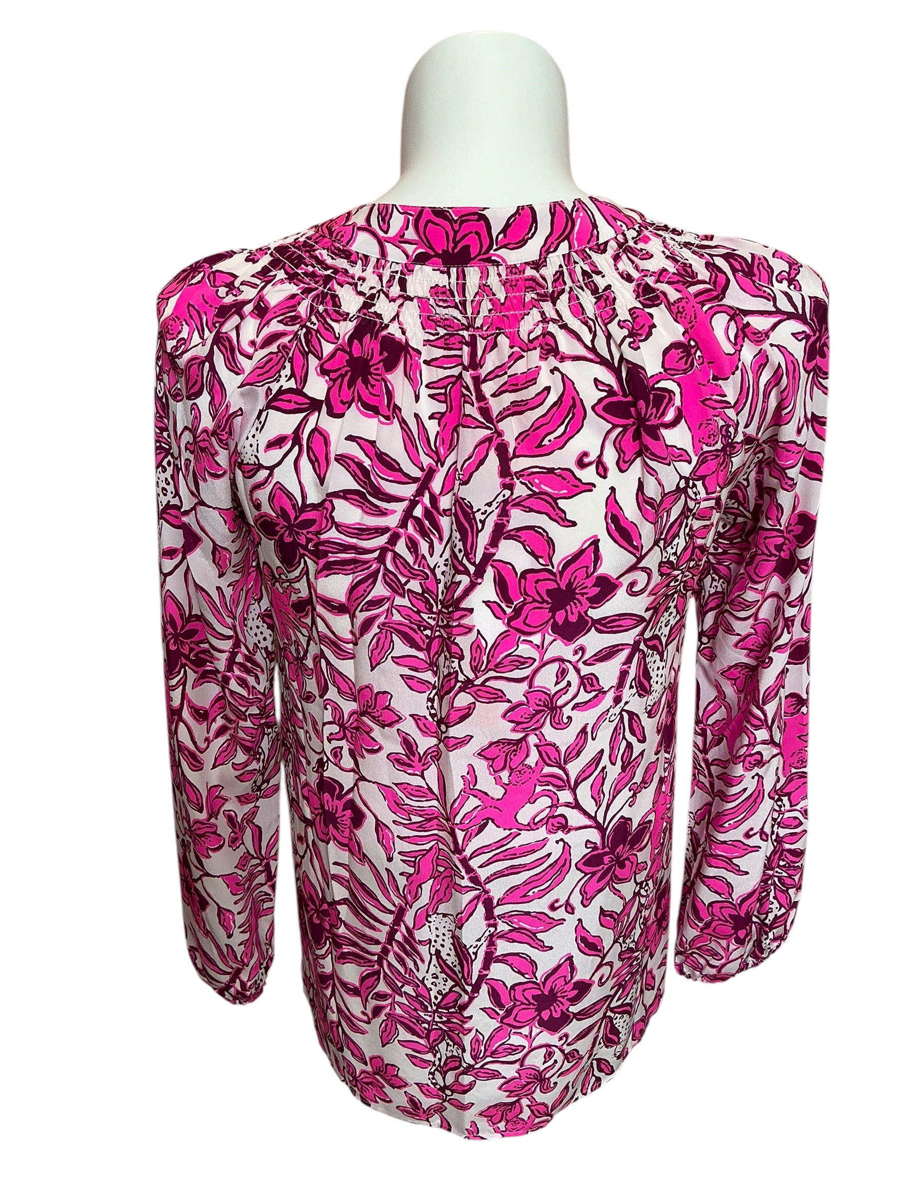 Lilly Pulitzer NWT Elsa Top Elderflower Blossom Lil Escape Plan - Size S
