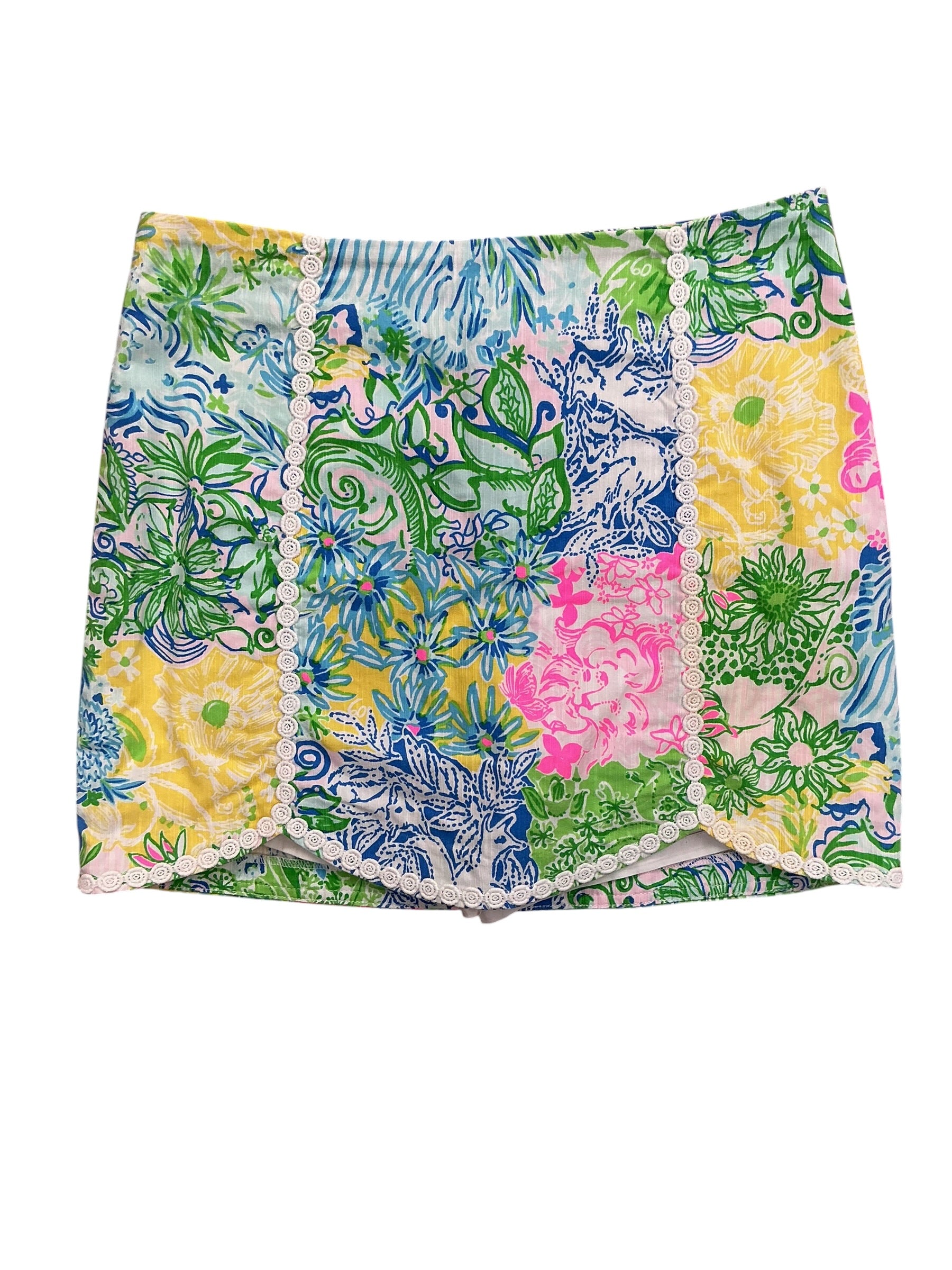 Lilly Pulitzer Patty Skort Multi Cheek To Cheek - Size 6