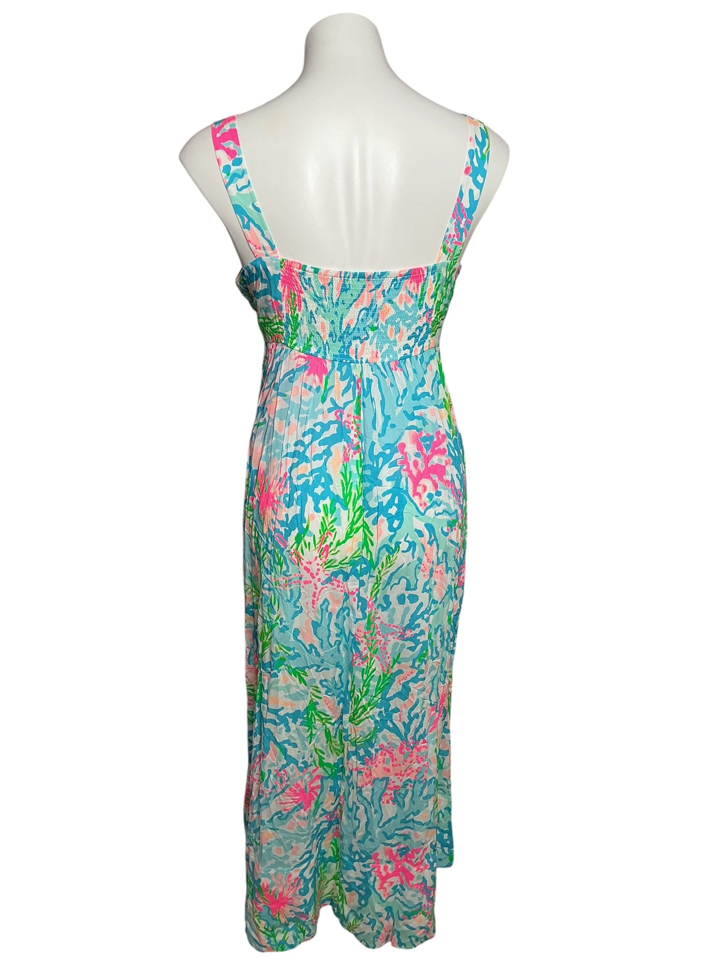 Lilly Pulitzer NWT Sabrinah Midi Dress Multi Coral Bay - Size 16
