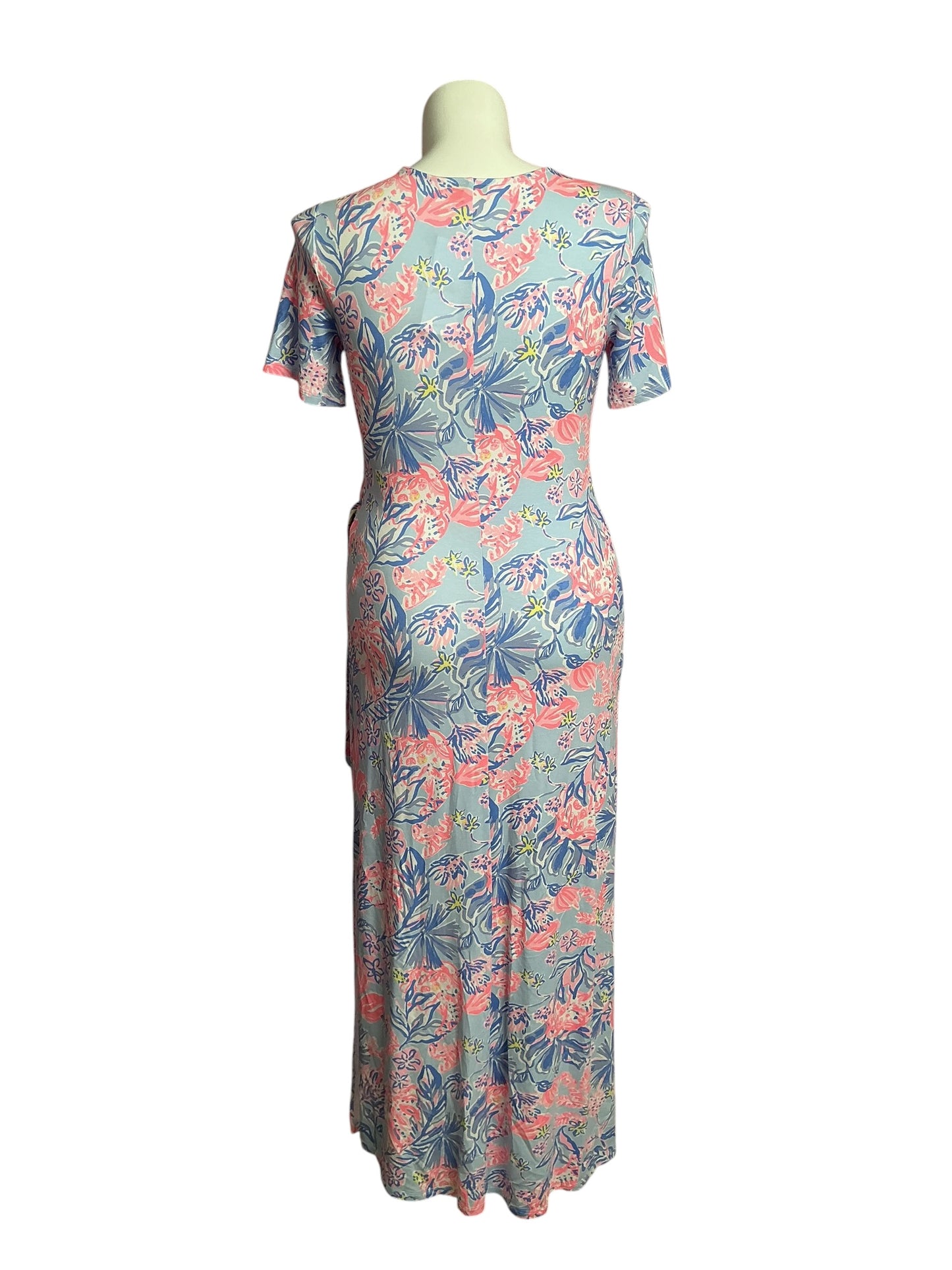 Lilly Pulitzer- NWT Chace Maxi Dress Multi Elephant Splash Size M