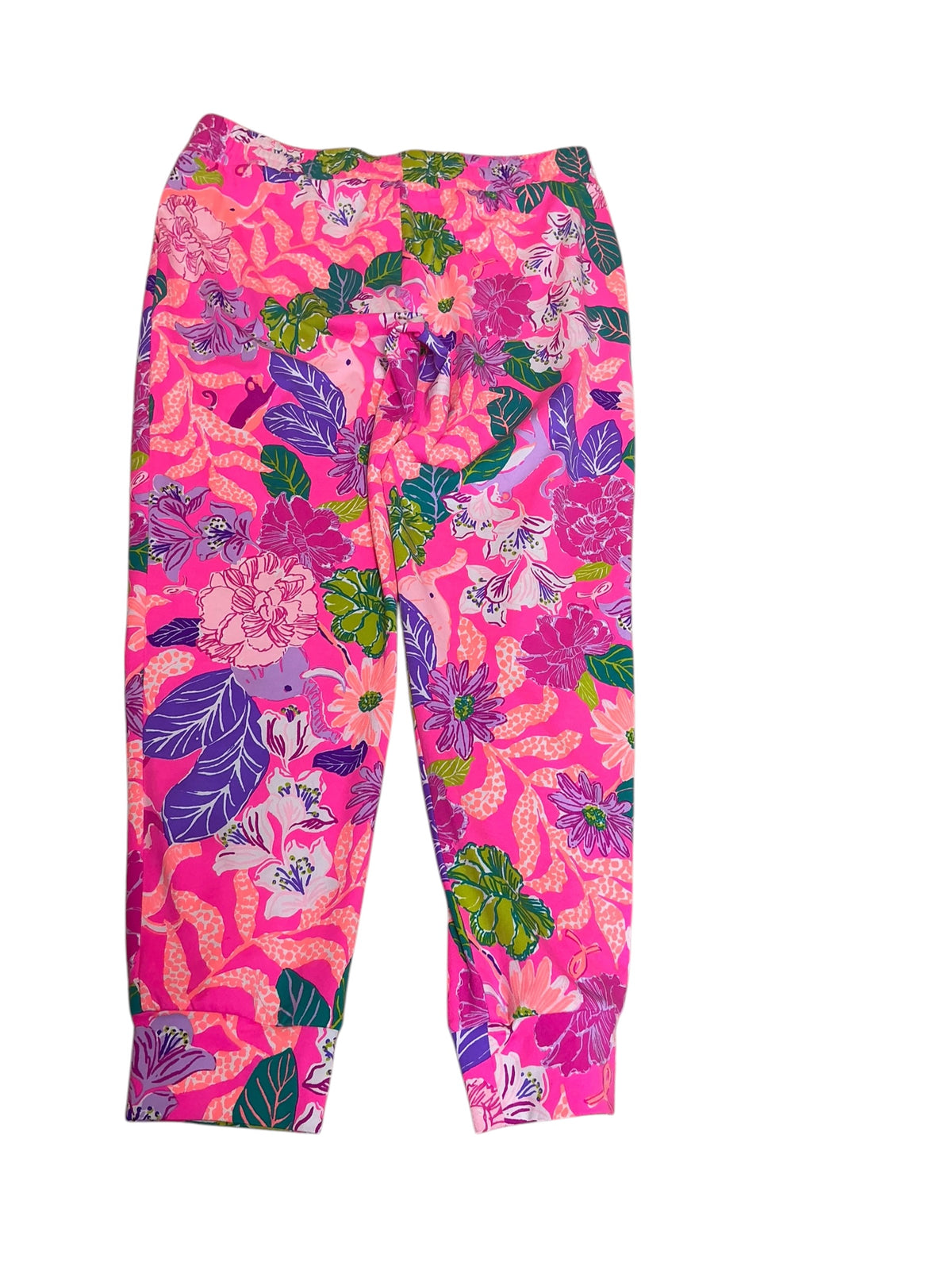 Lilly Pulitzer Lillabeth Pant Pink Isle Best of Friends - Size S