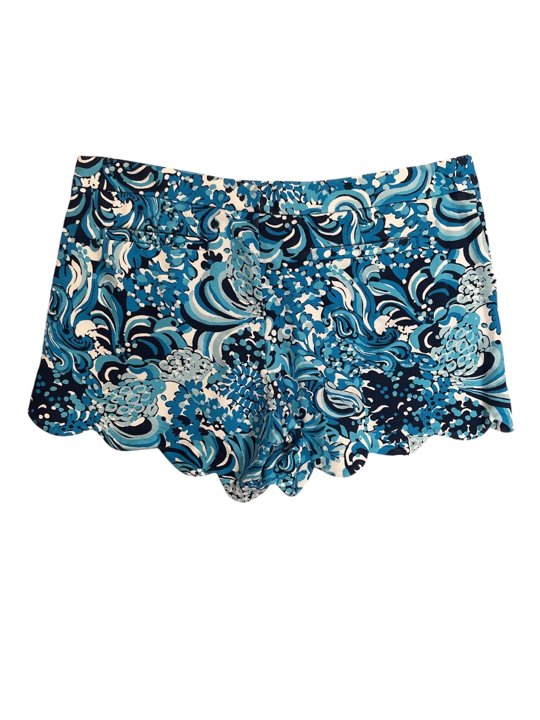 Lilly Pulitzer Buttercup Shorts True Navy Mermazing - Size 14