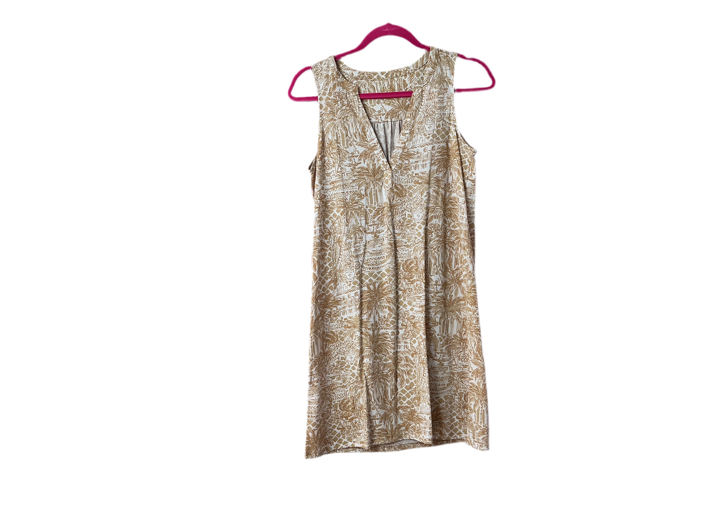 Lilly Pulitzer Dev Dress Sand Bar Palm Beach Paraside - Size XS