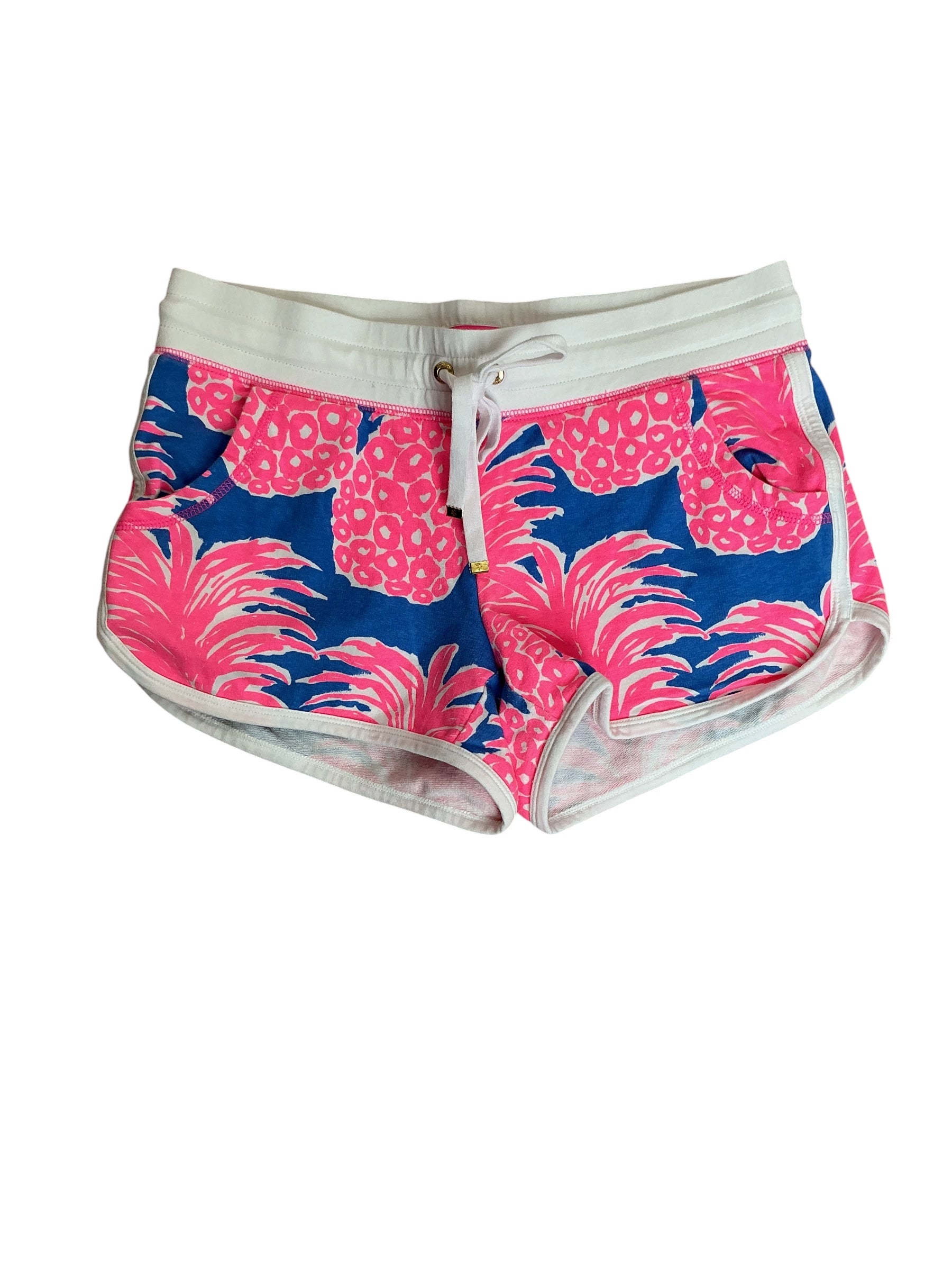 Lilly Pulitzer Chrissy Shorts Blue Haven Little Flamenco - Size S