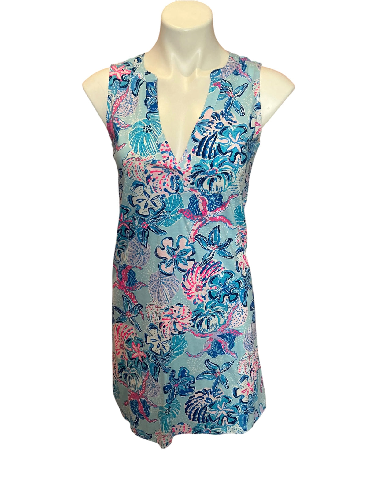 Lilly Pulitzer NWT Dev Dress Multi Bahamas Beachcomber  - Size XS