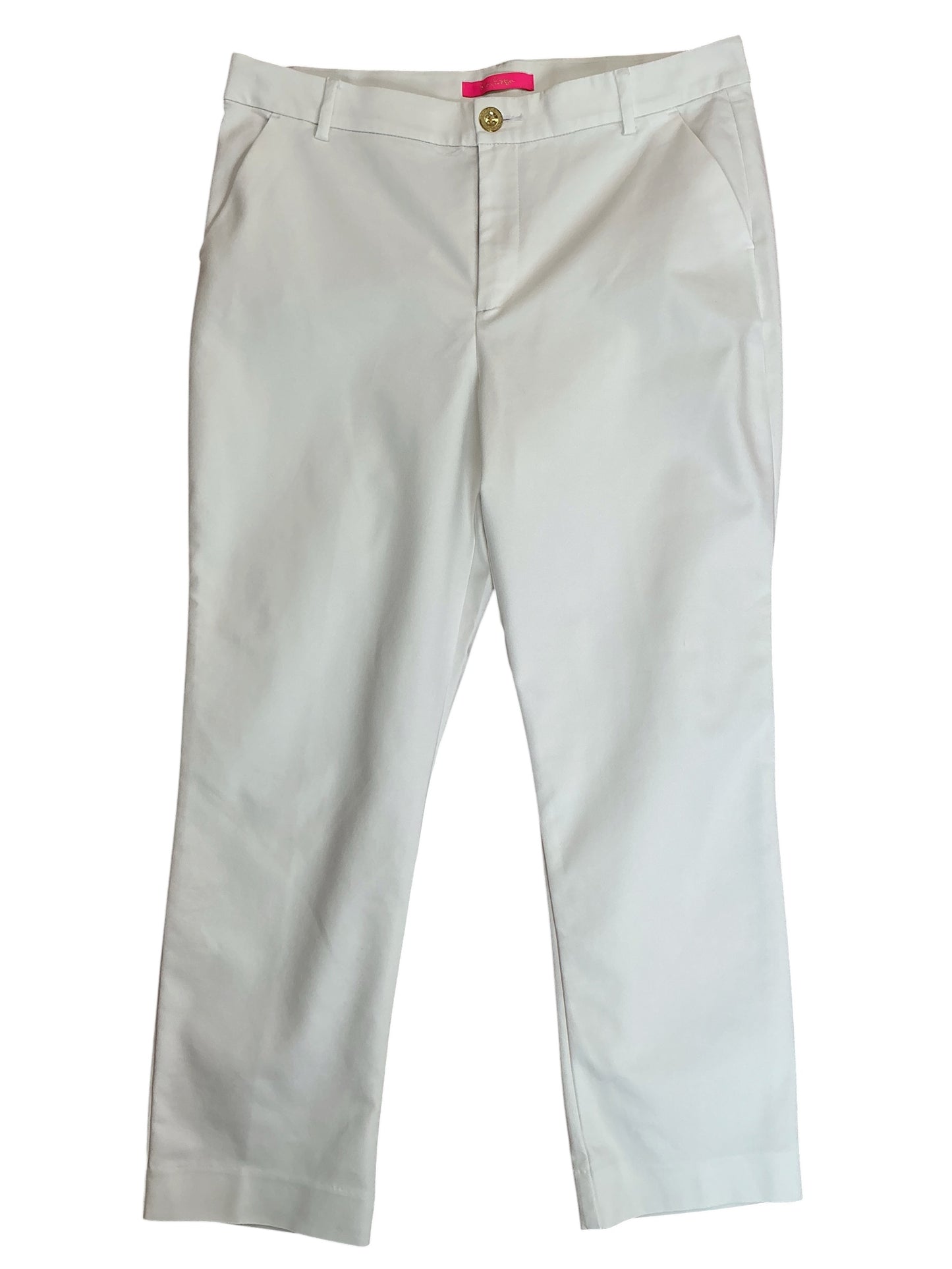Lilly Pulitzer Kelly Skinny Ankle Pants Resort White - Size 12