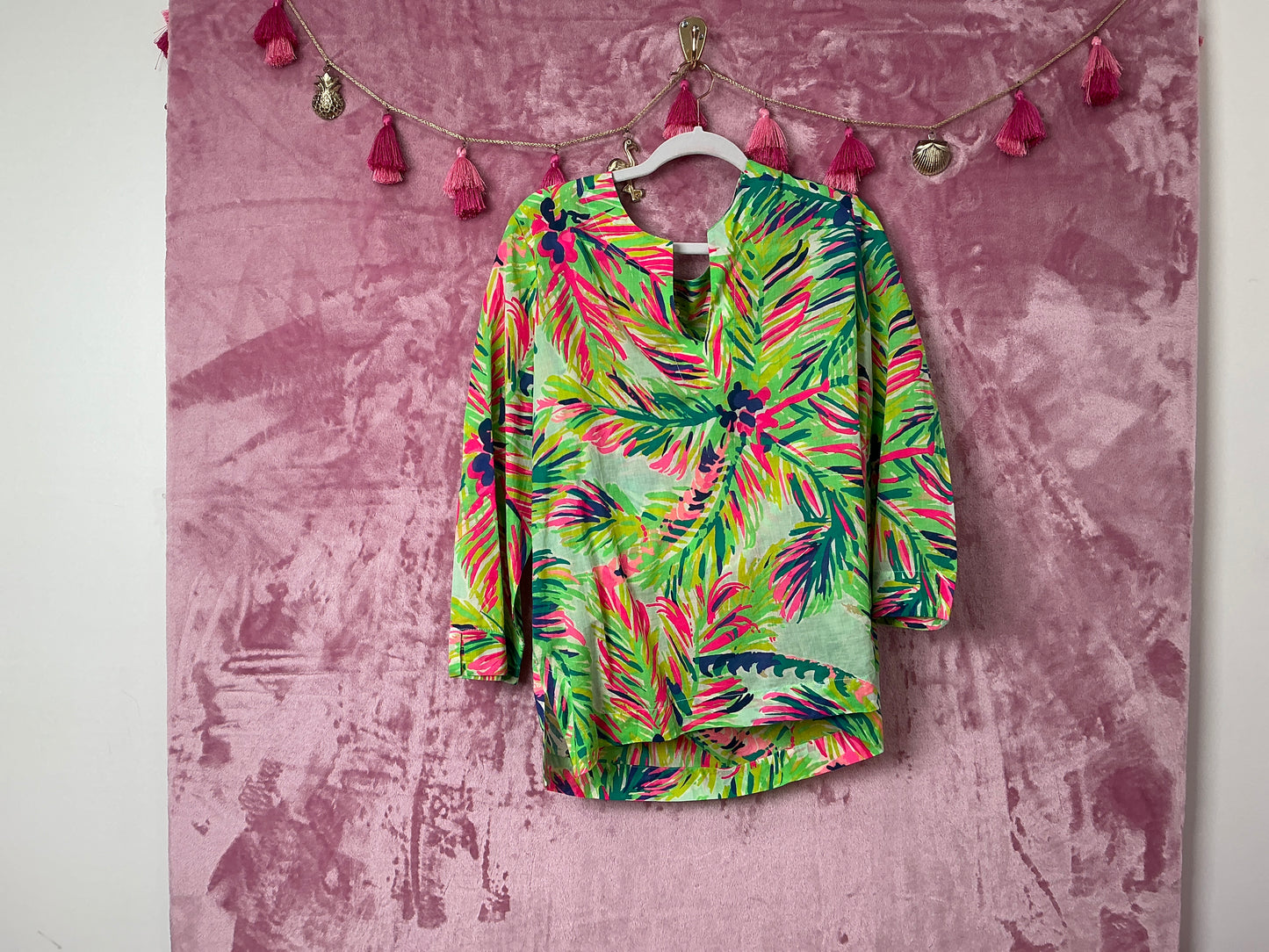 Lilly Pulitzer NWT Amelia Island Tunic Multi Island Tunic - Size XL