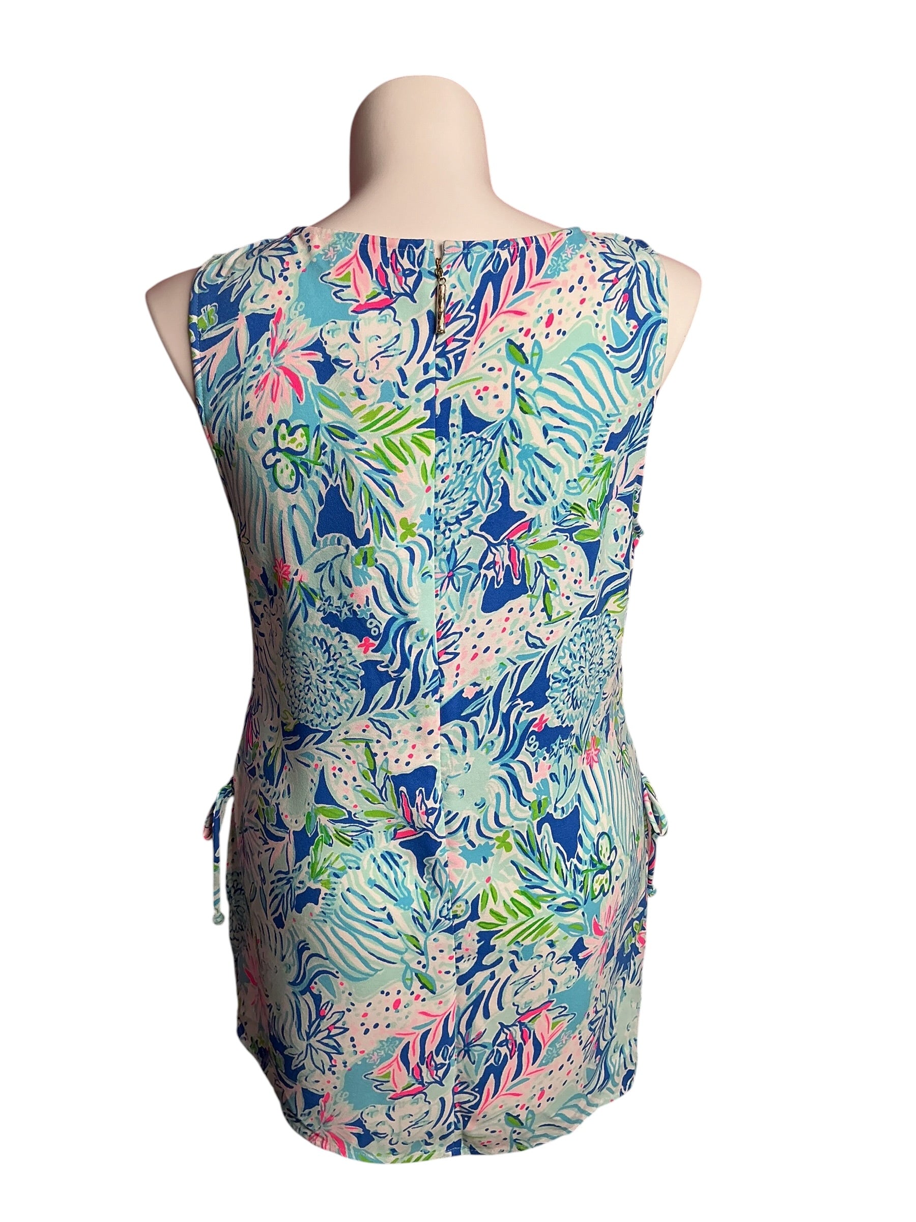 Lilly Pulitzer- NWT Donna Top Coastal Blue Lion Around Size XL