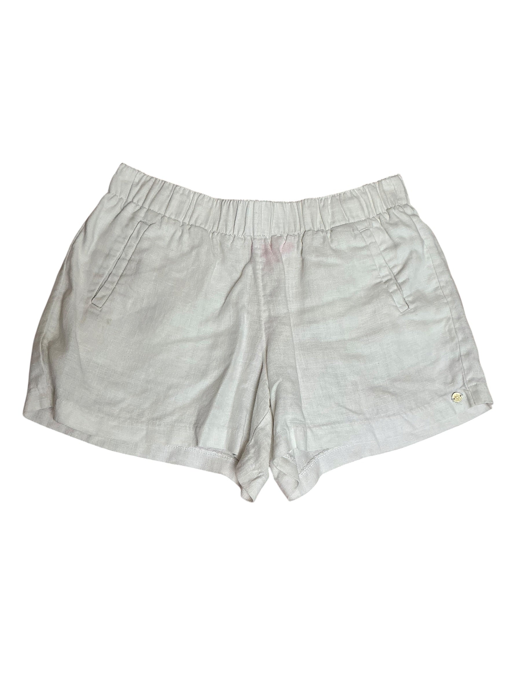 Lilly Pulitzer Lilo Linen Short Resort White - Size M