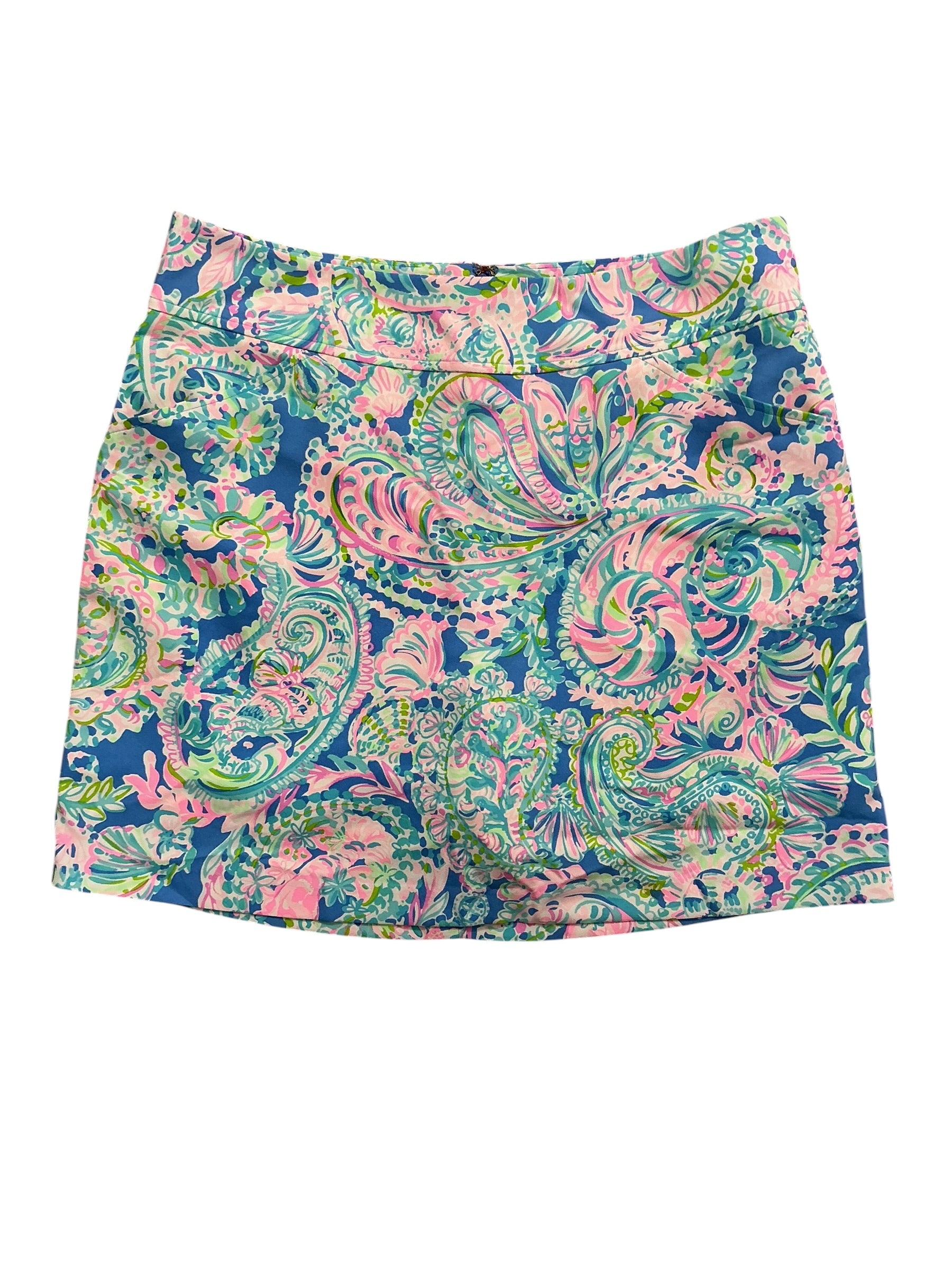 Lilly Pulitzer Jonas Skort Boca Blue Sea What I Sea - Size 14