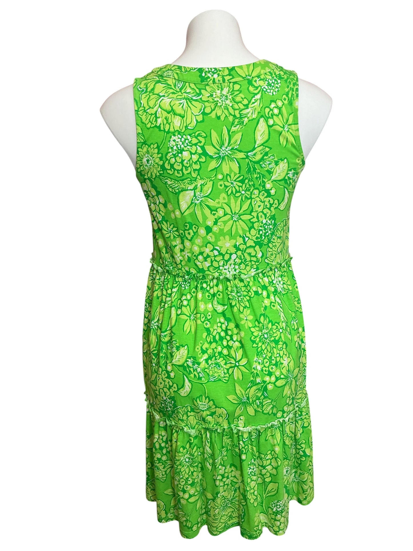 Lilly Pulitzer Lorina Swing Dress Limeade It’s A Spring Thing - Size XS