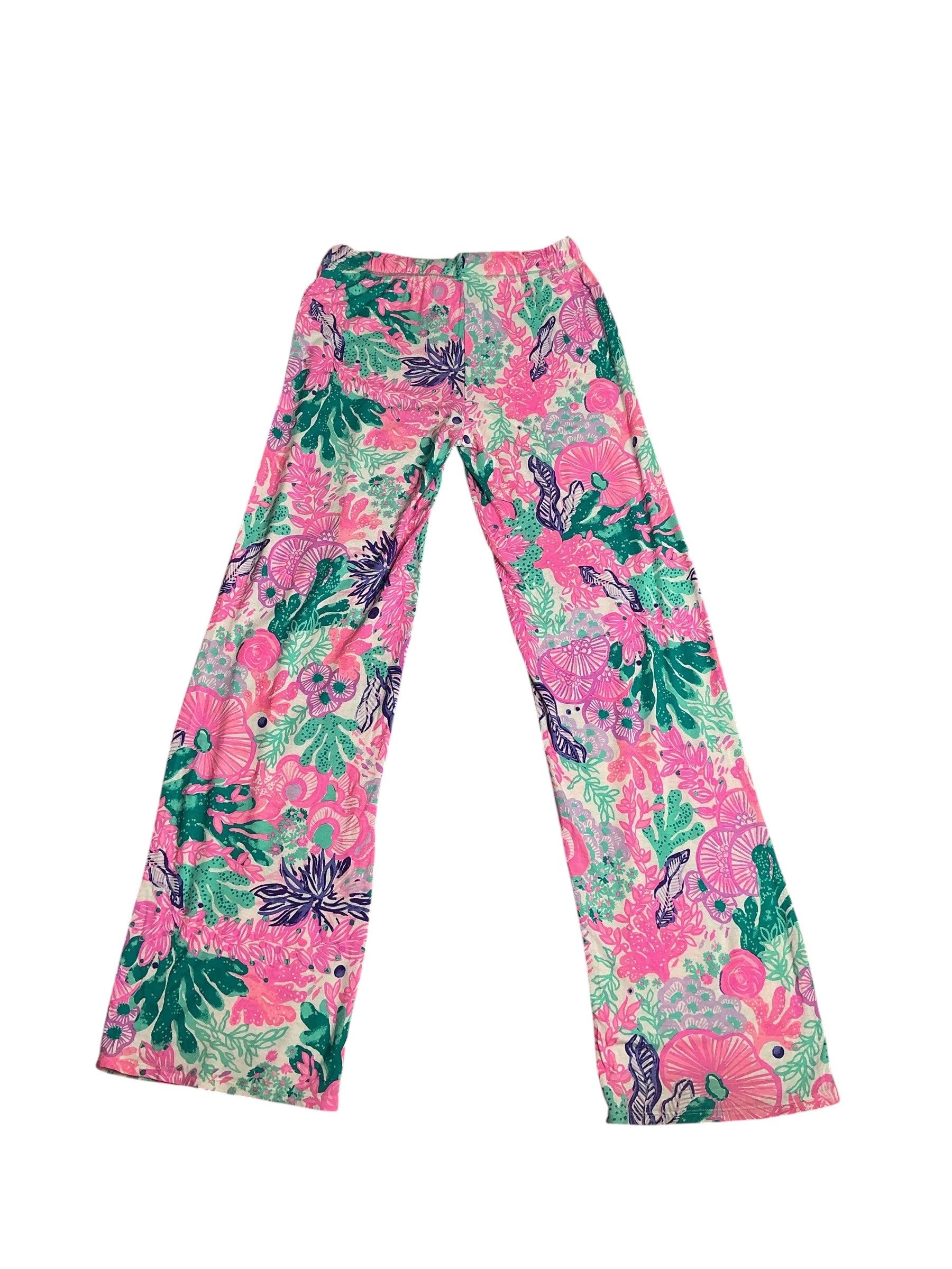 Lilly Pulitzer- PJ Knit Pant Multi Seaside Carnivale Size XXS