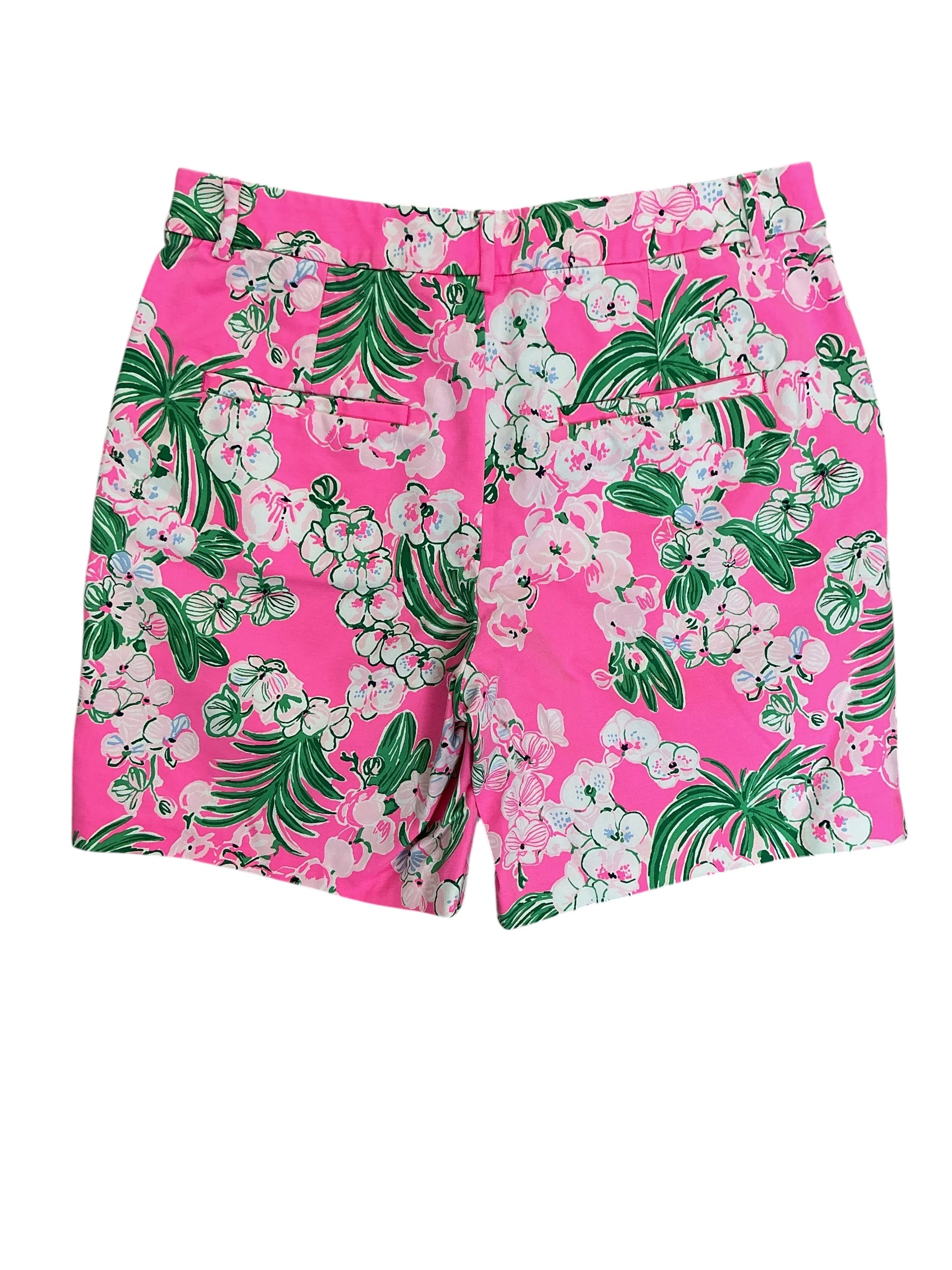 Lilly Pulitzer Gretchen High Rise Shorts Multi Oversized Orchids - Size 6