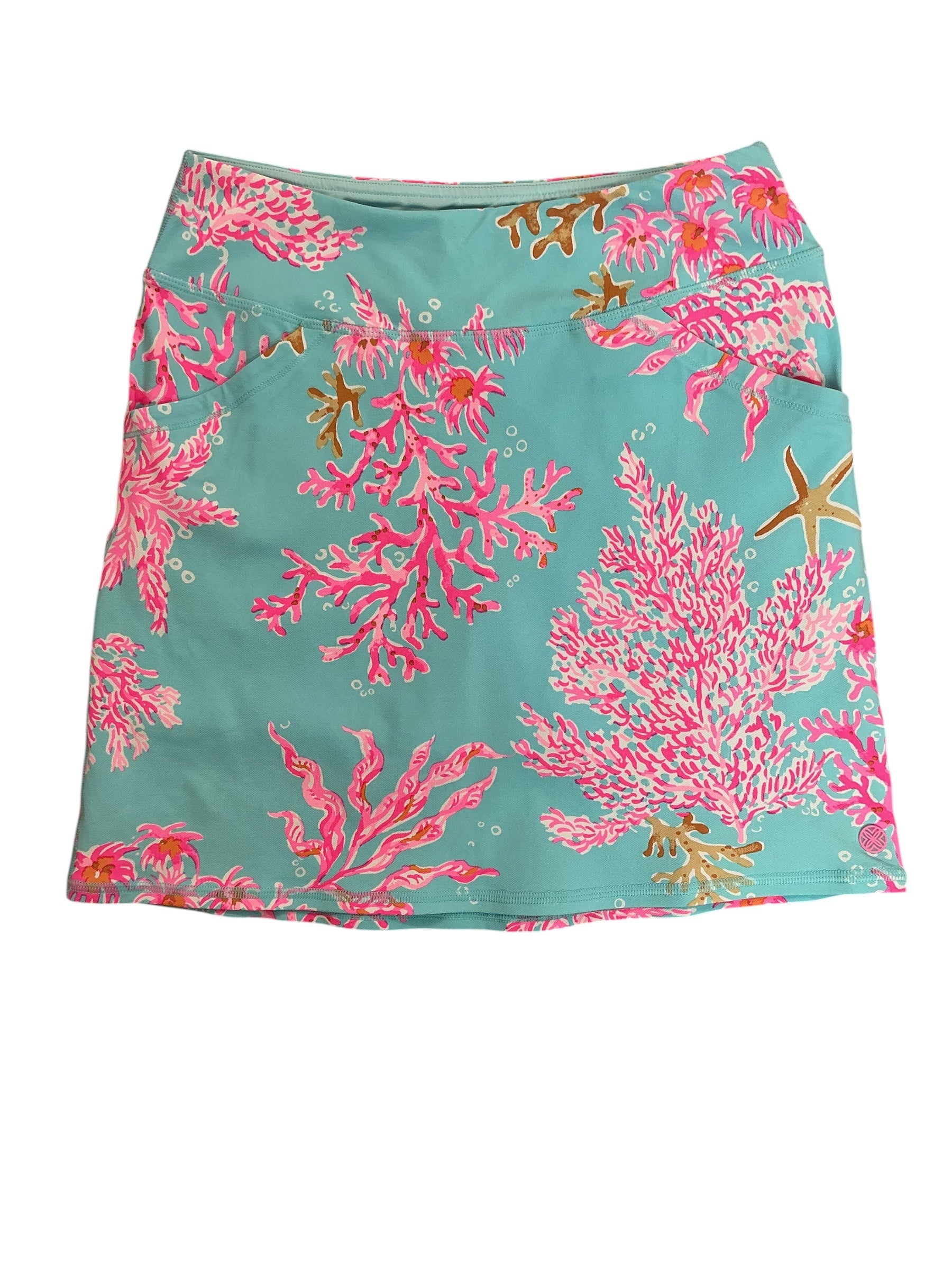 Lilly Pulitzer NWT Maryana Skort UPF 50+ Multi Royal Coral - Size S