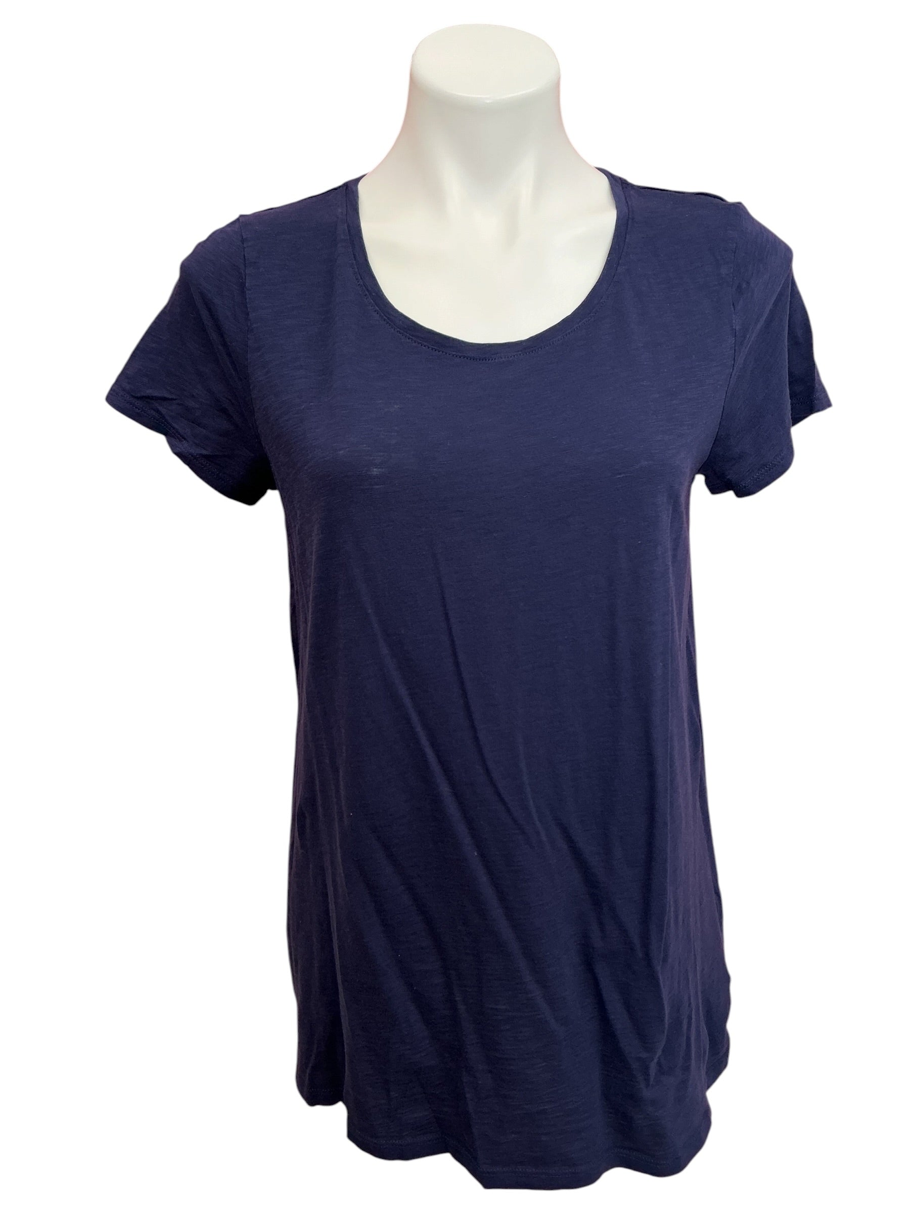 Lilly Pulitzer Etta Scoop Neck Top True Navy - Size M