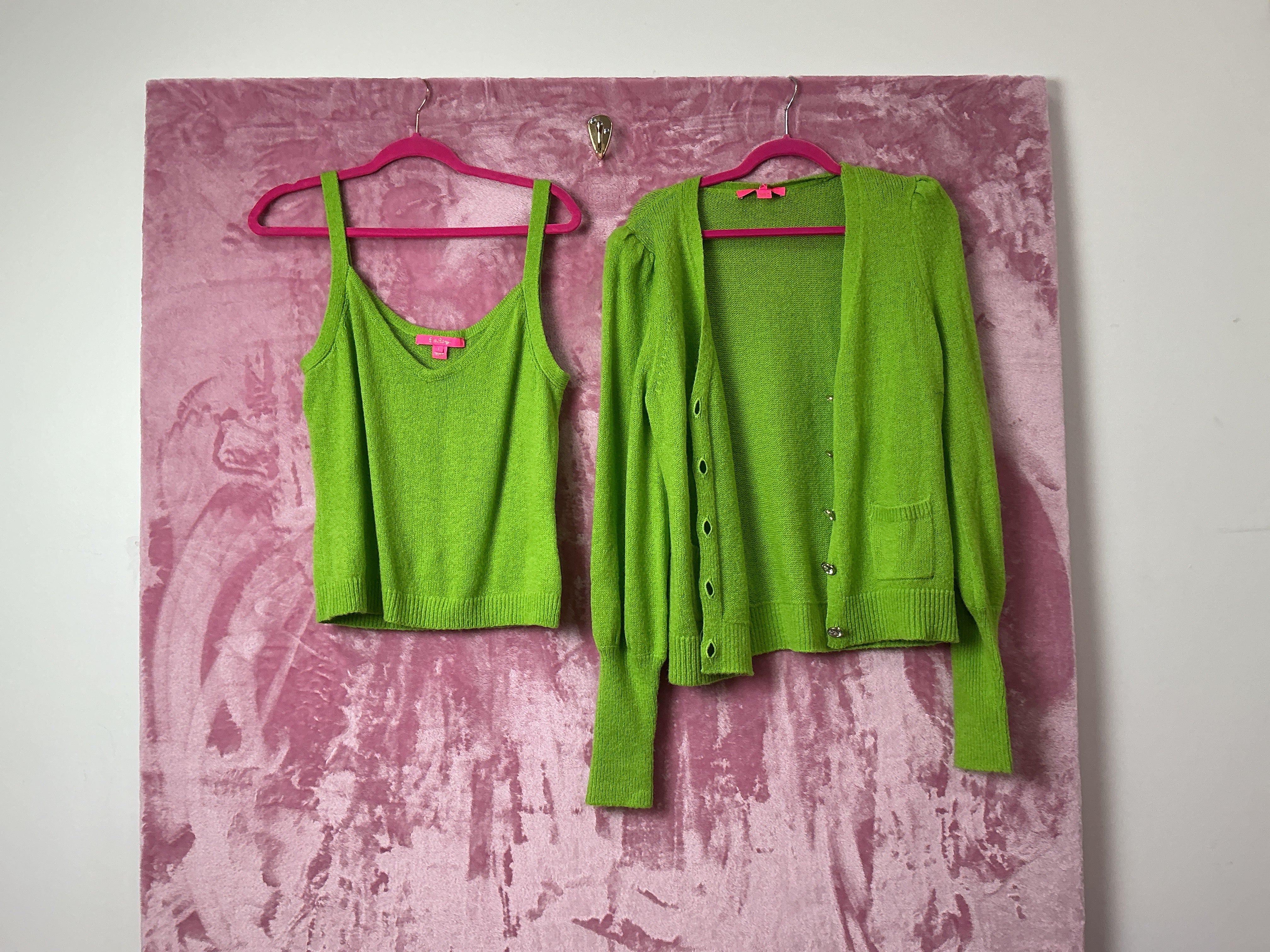 Lilly Pulitzer 2 PC Tank  & Cardigan Size - L