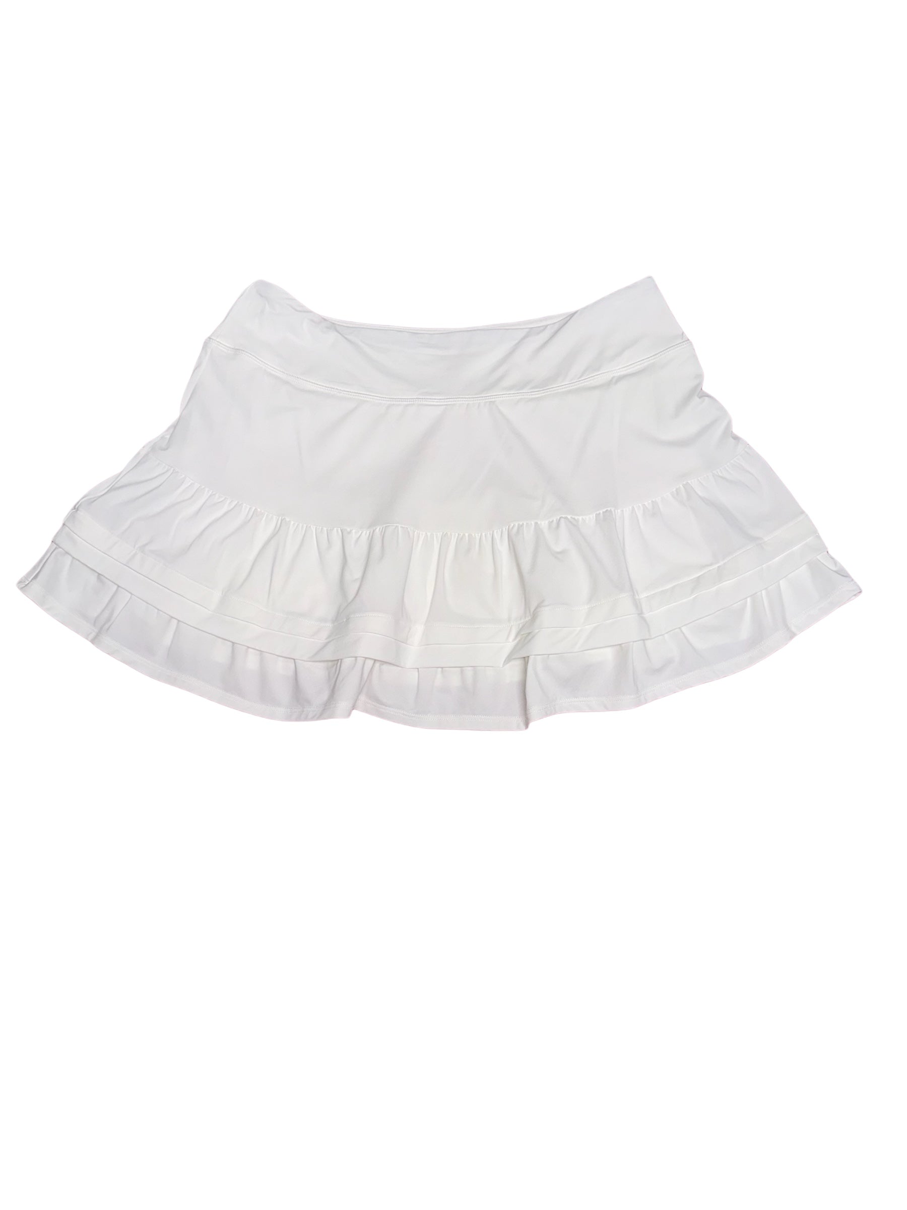 Lilly Pulitzer Luxletic Aqualina Skort UPF 50+, Resort White Size L