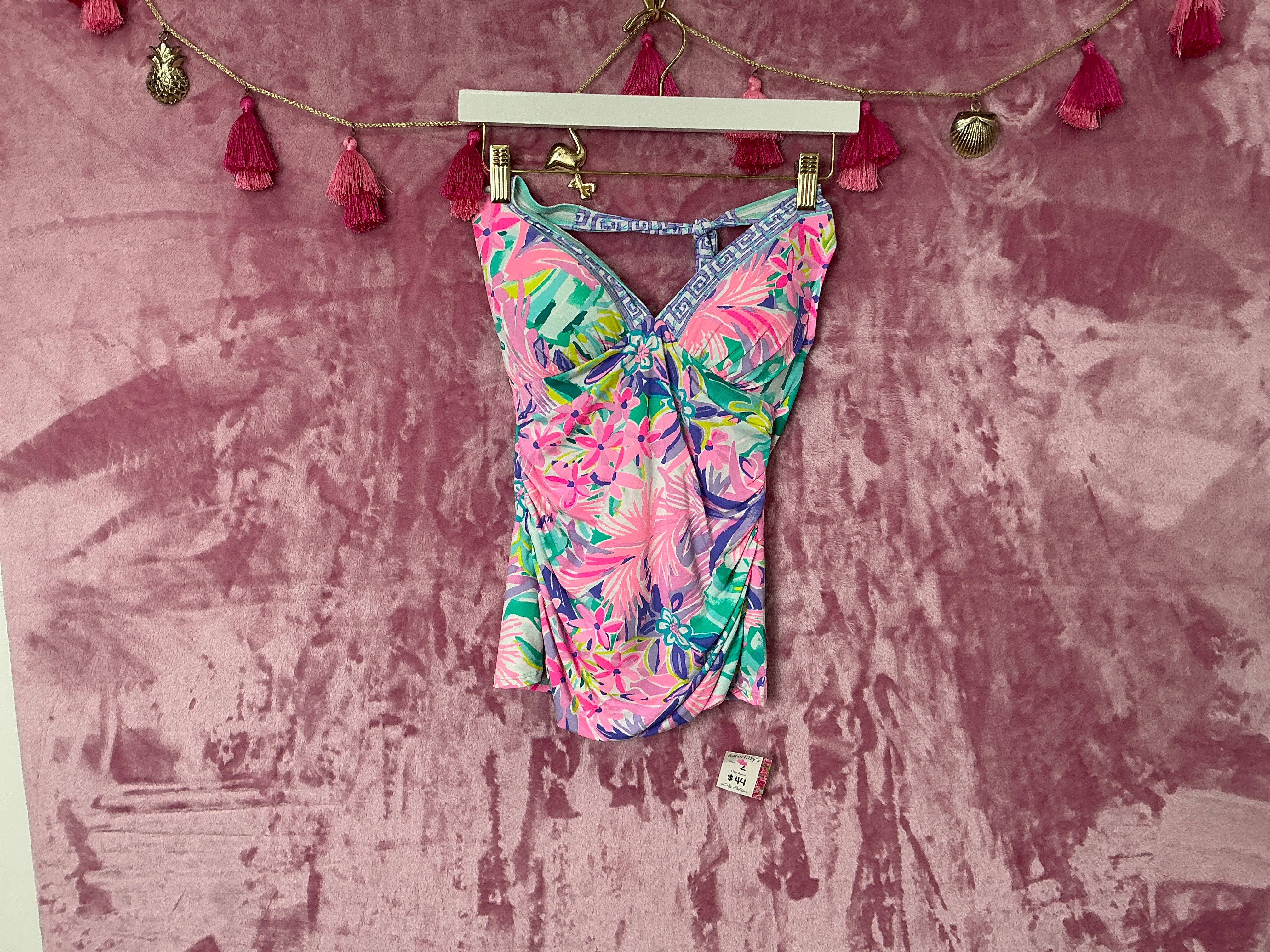 Lilly Pulitzer Tankini Top - Size 2