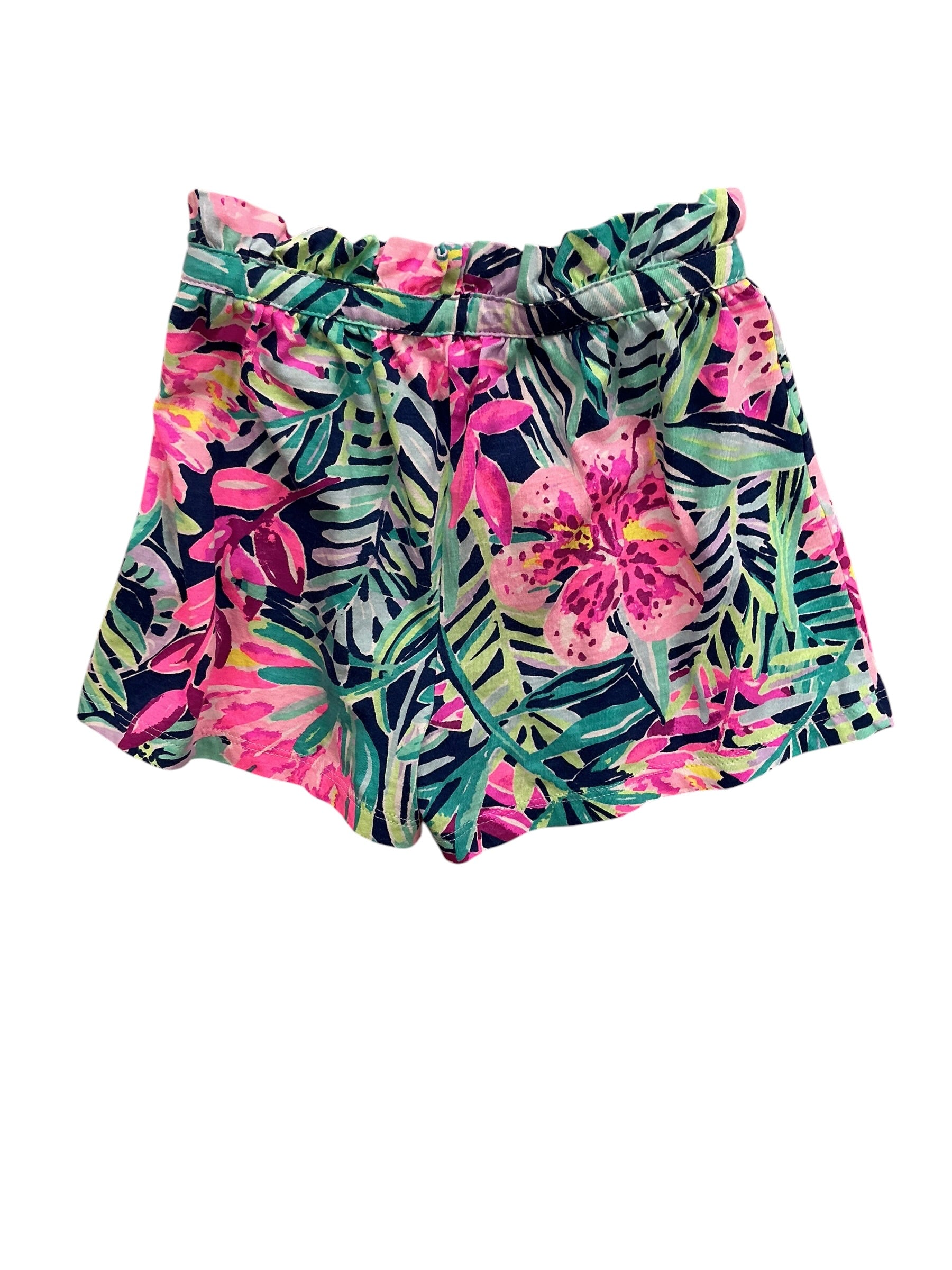 Lilly Pulitzer Kids Girls Jenesis Shorts Pelican Pink Coconut Row - Size XS 2-3