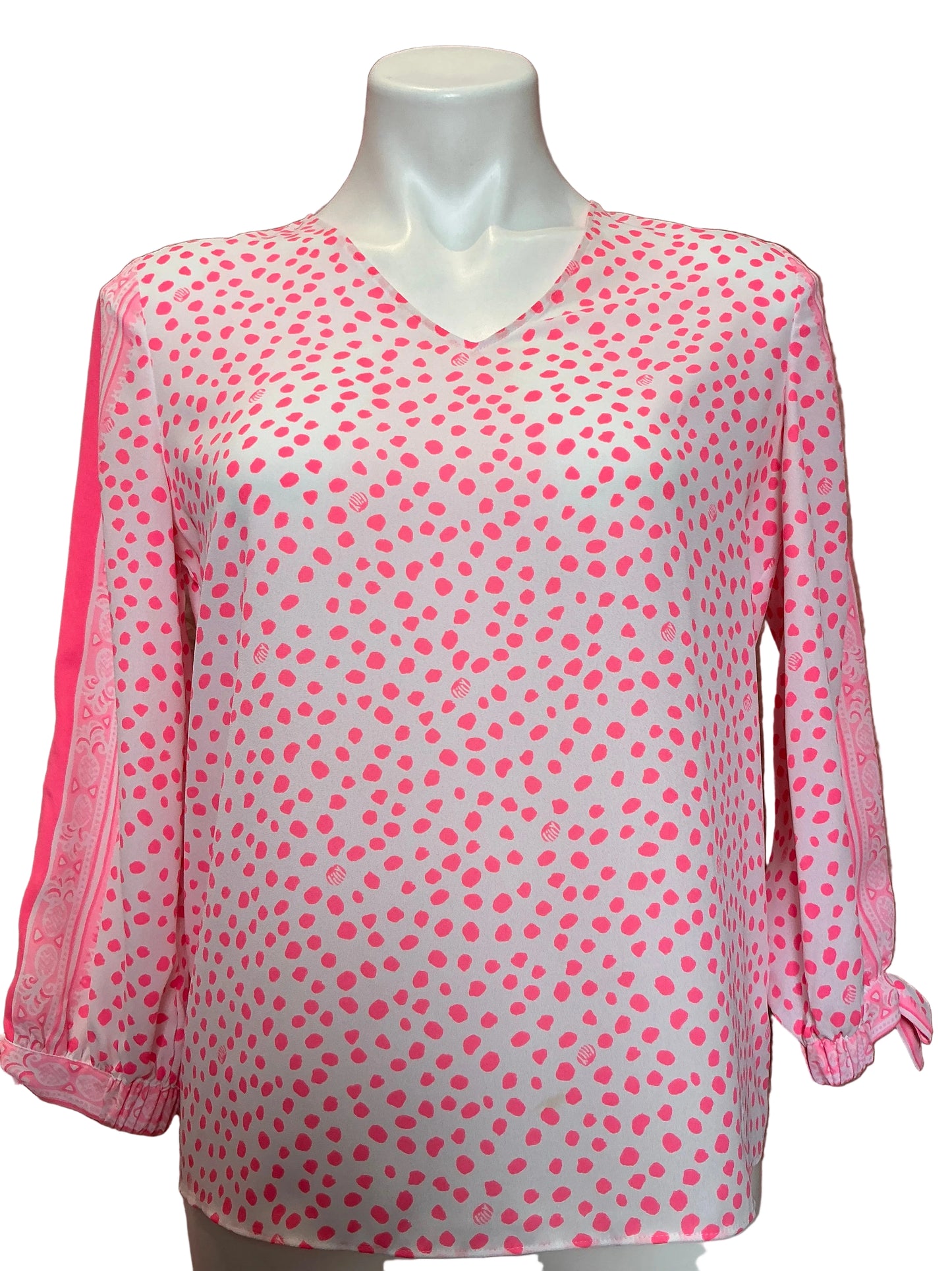 Lilly Pulitzer Pamala Top Prosecco Pink Lilly - Size XS