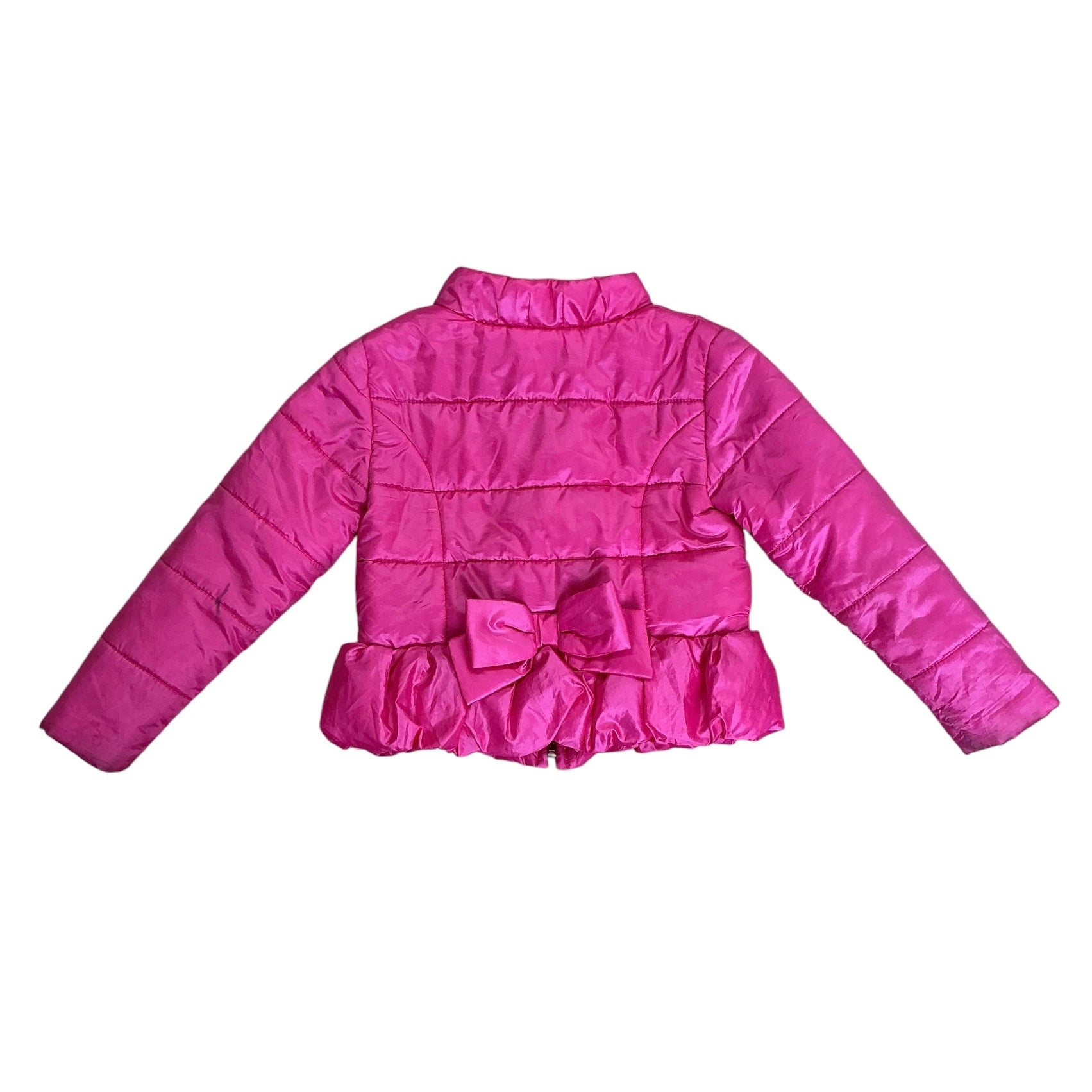 Lilly Pulitzer Girls Kids Mini Kate Puffer Jacket Capri Pink - Size XS (2-3)
