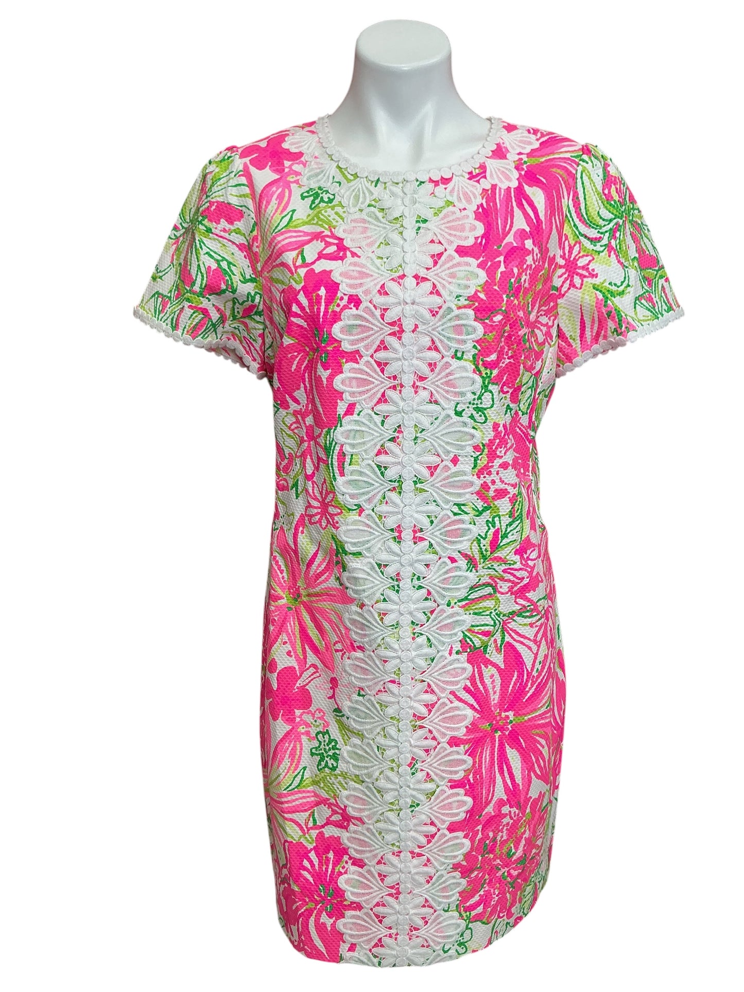 Lilly Pulitzer NWT Maisie Stretch Shift Dress Resort White Koala Me Maybe - Size 12