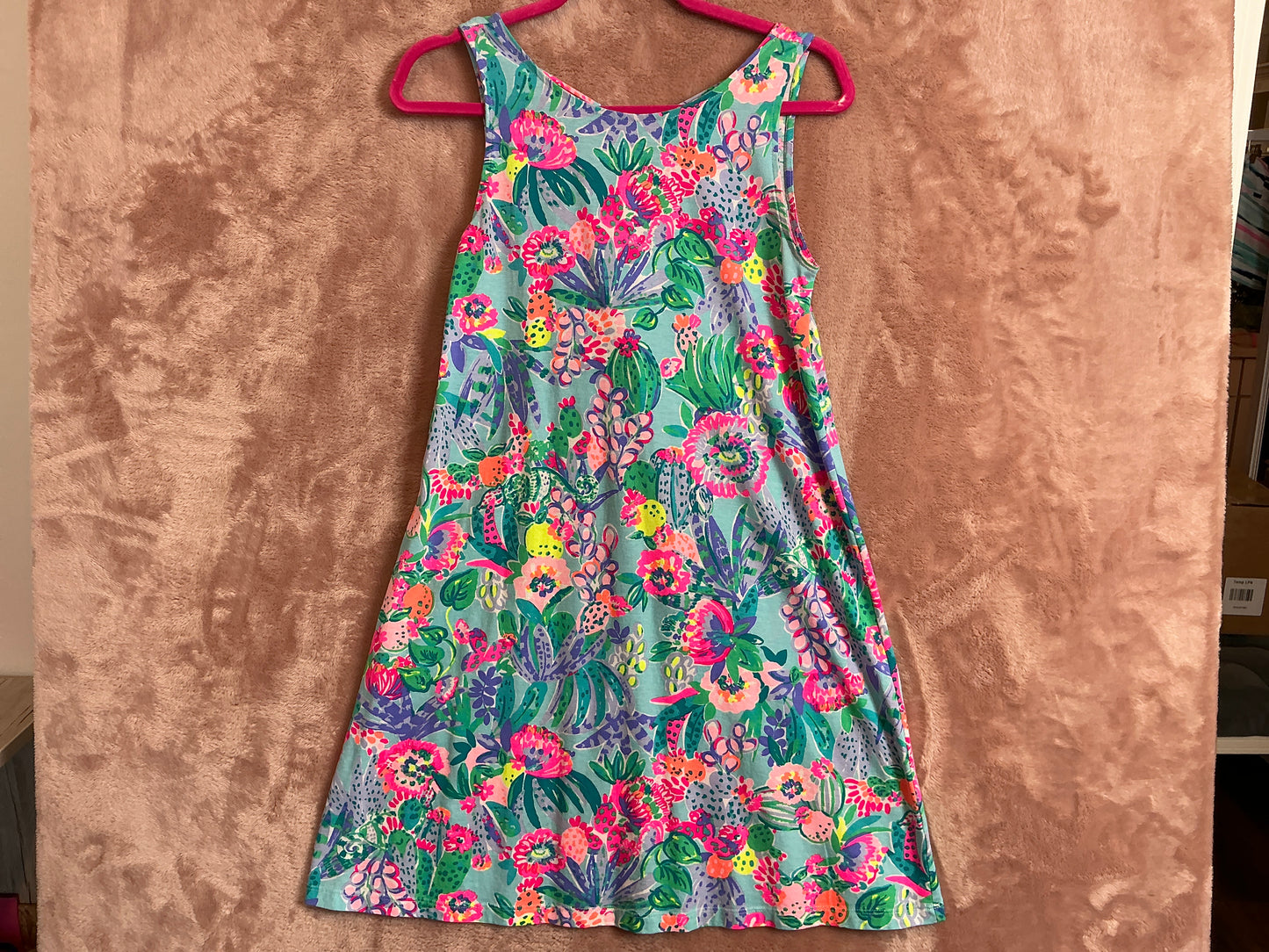 Lilly Pulitzer Kristen swing dress in a multi-colored floral and cactus print - Size XS