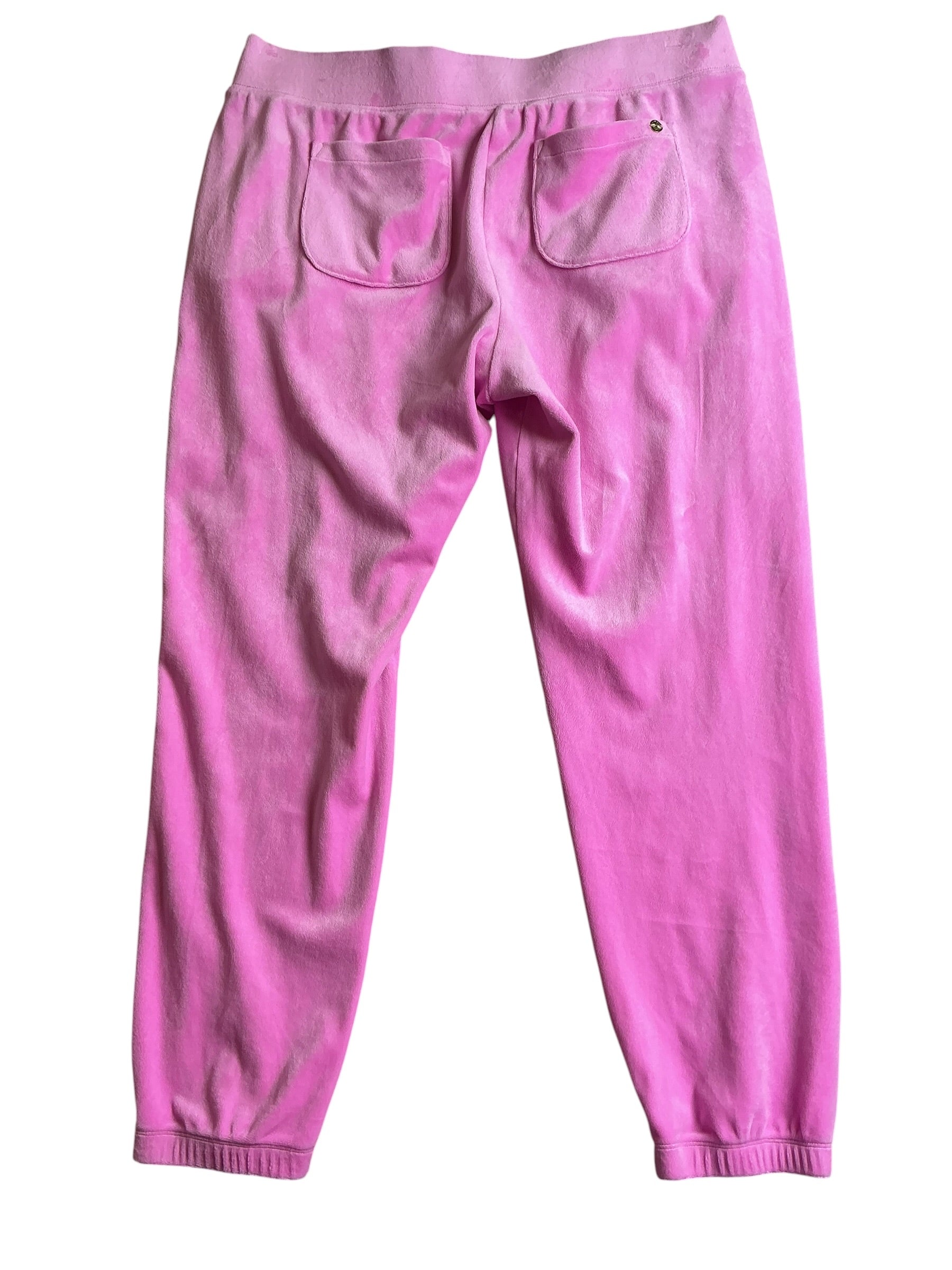 Lilly Pulitzer Mallie Velour Joggers - Lilac Rose - Size XL
