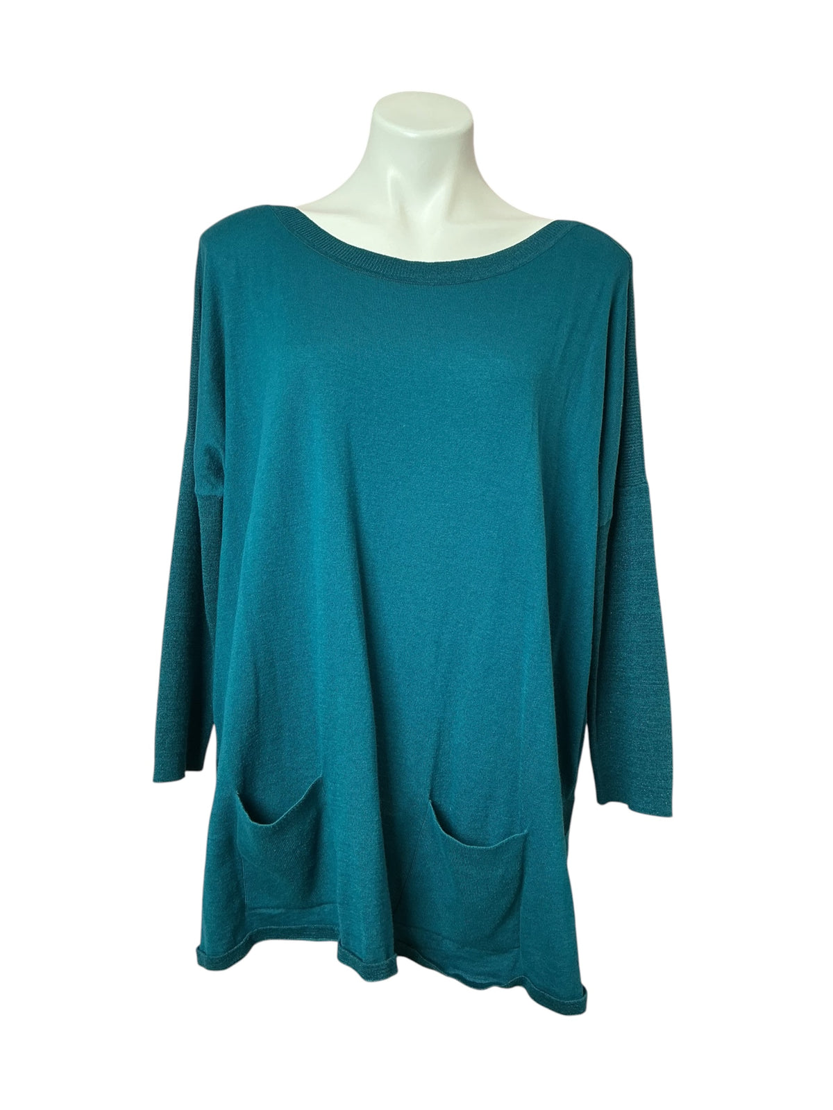 Lilly Pulitzer Cobo Tunic Sweater Inky Tidal - Size M