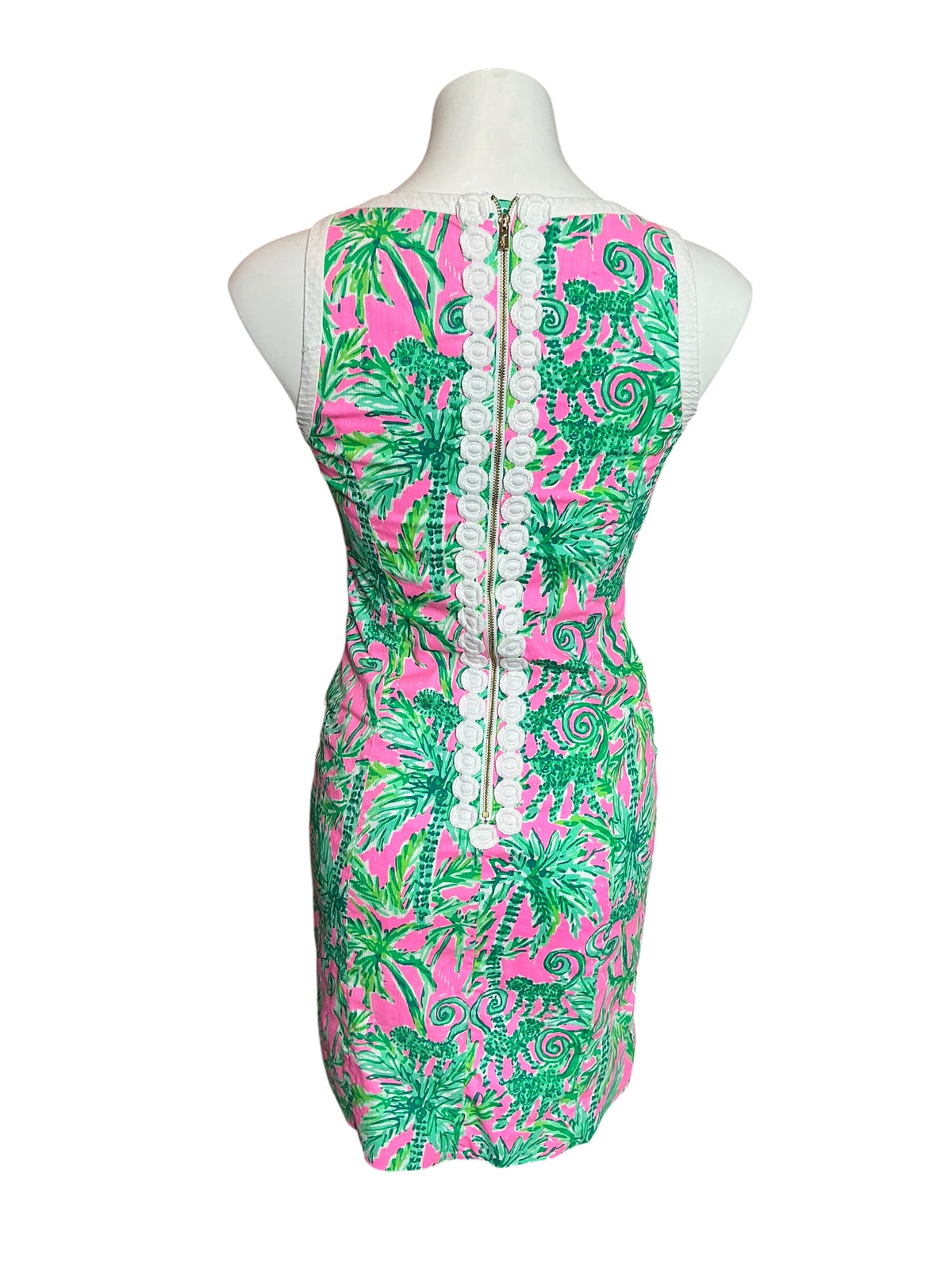 Lilly Pulitzer Kathleen Stretch Shift Dress Prosecco Pink Hangin' Around - Size 00