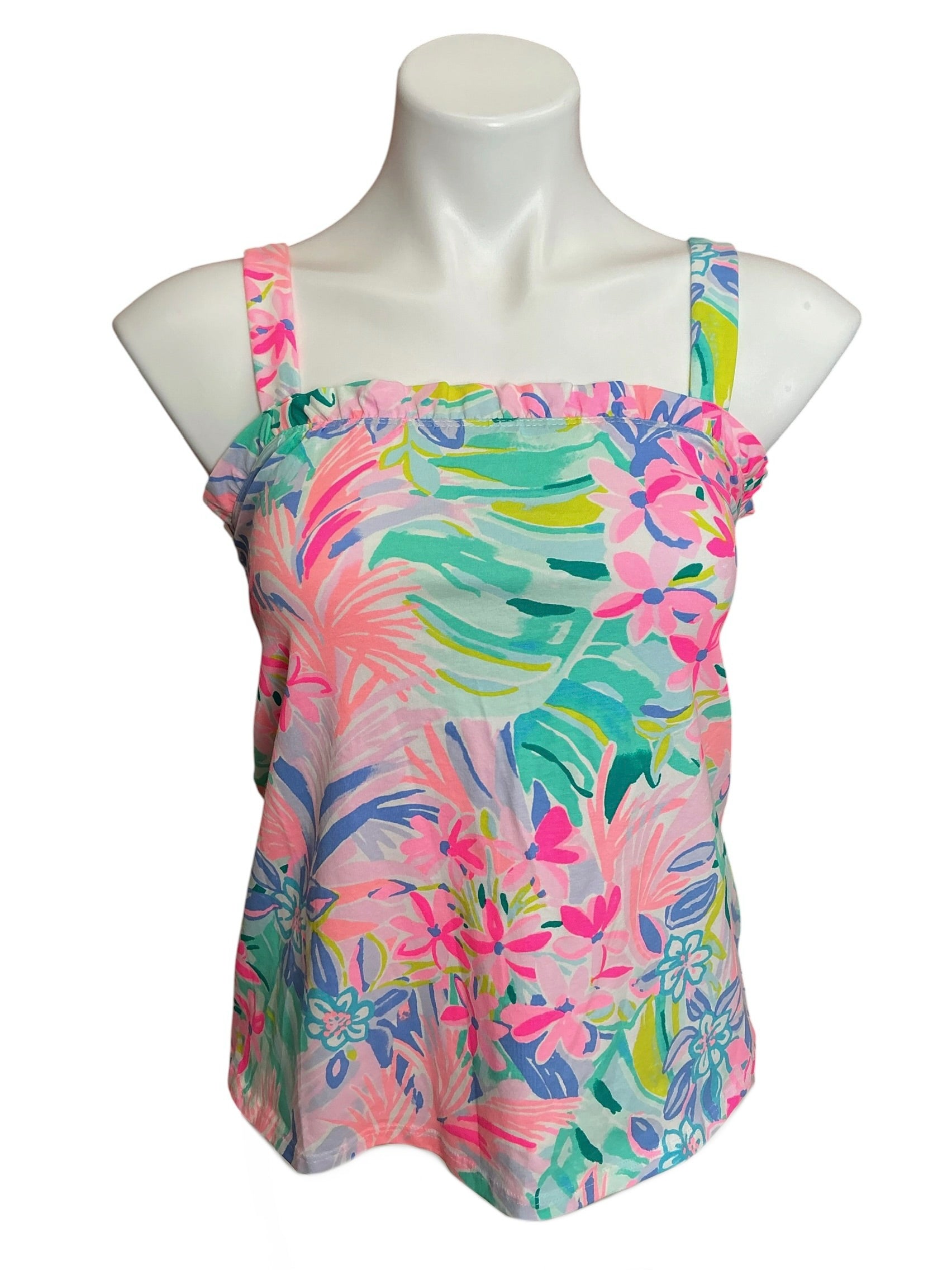 Lilly Pulitzer Jia Tank Top It Was All A Dream - Size XXS
