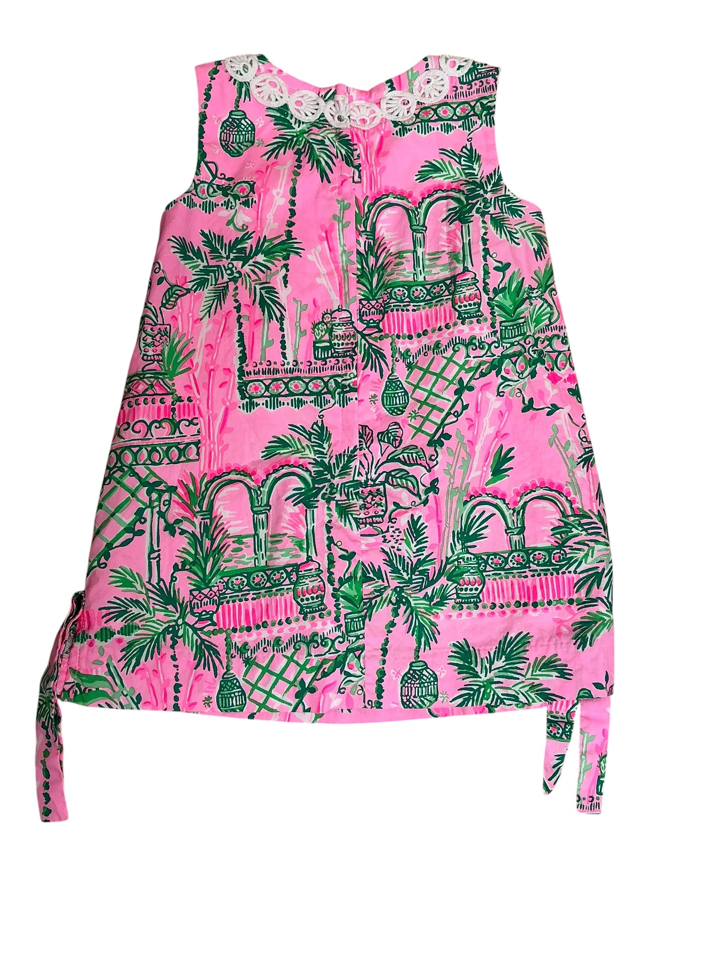 Lilly Pulitzer Girls Little Lilly Classic Shift Dress Mandevilla Baby Always Worth It - Size 2