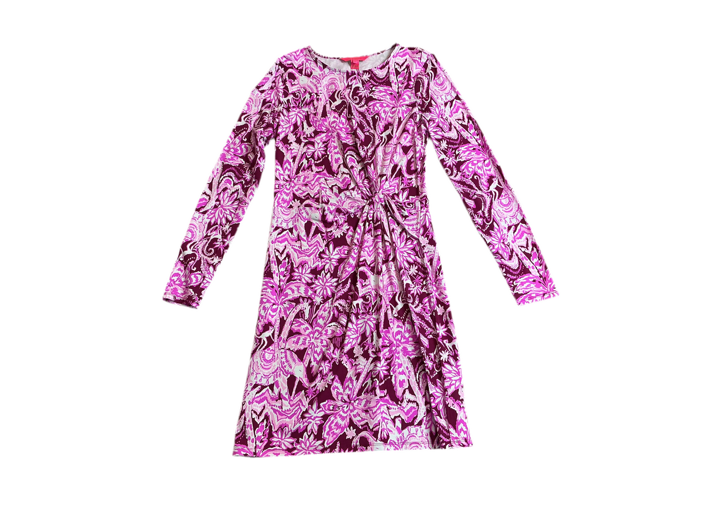 Lilly Pulitzer NWT Lynn Long Sleeve Twist Mulberry Wild Ride - Size S