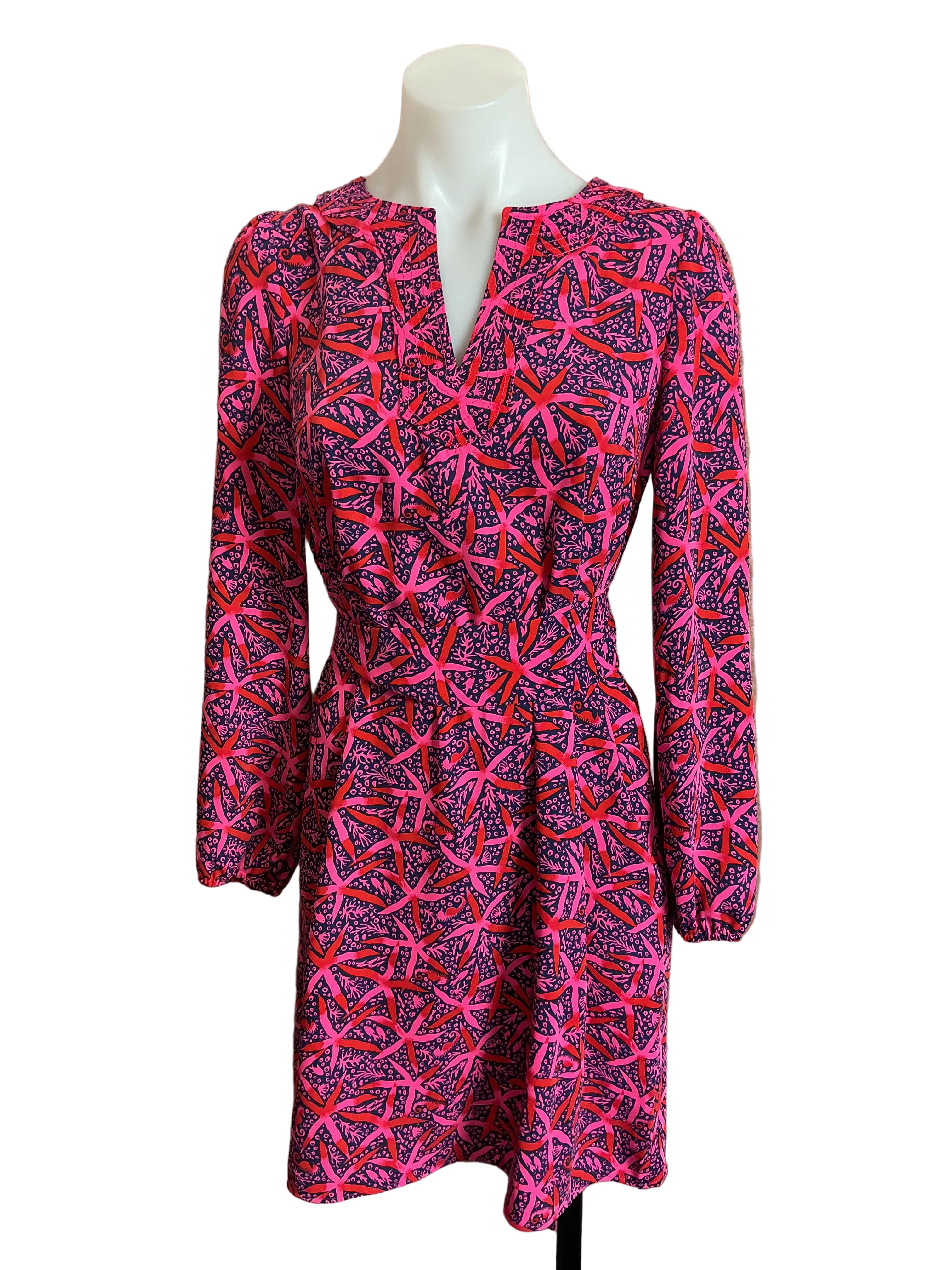 Lilly Pulitzer NWT Olivine Dress Passion Fruit Pink Star Searching - Size 2